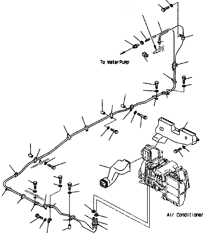 Шланг 207-979-A540 KOMATSU