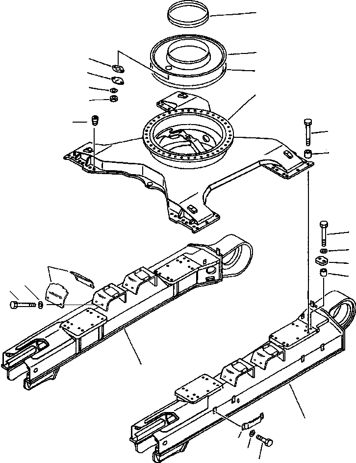Рама левая 207-30-81920 KOMATSU