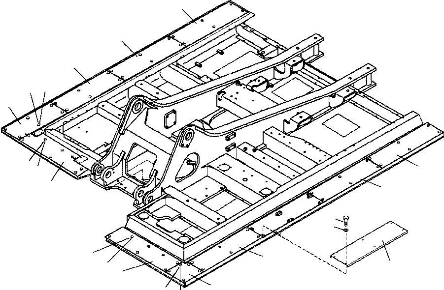 PLATE, NON-SKID 207-54-A1640 KOMATSU