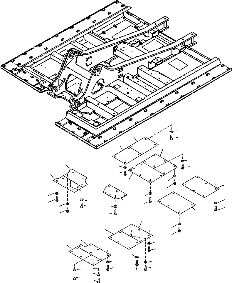 Крышка 207-54-A1470 KOMATSU