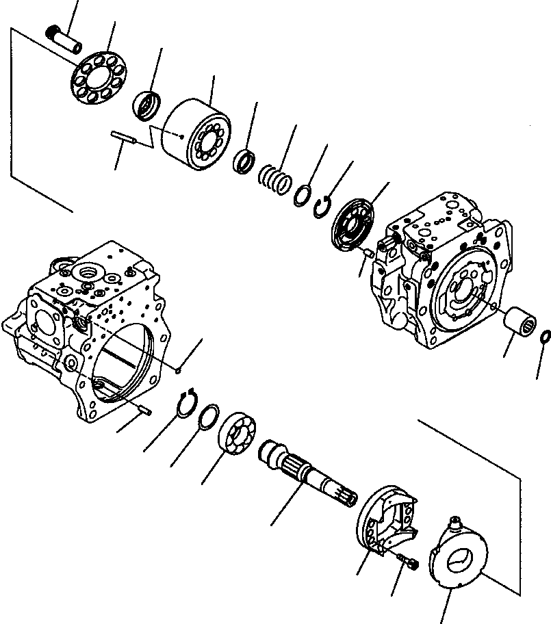 BLOCK ASSEMBLY, REAR 708-2G-04151 KOMATSU