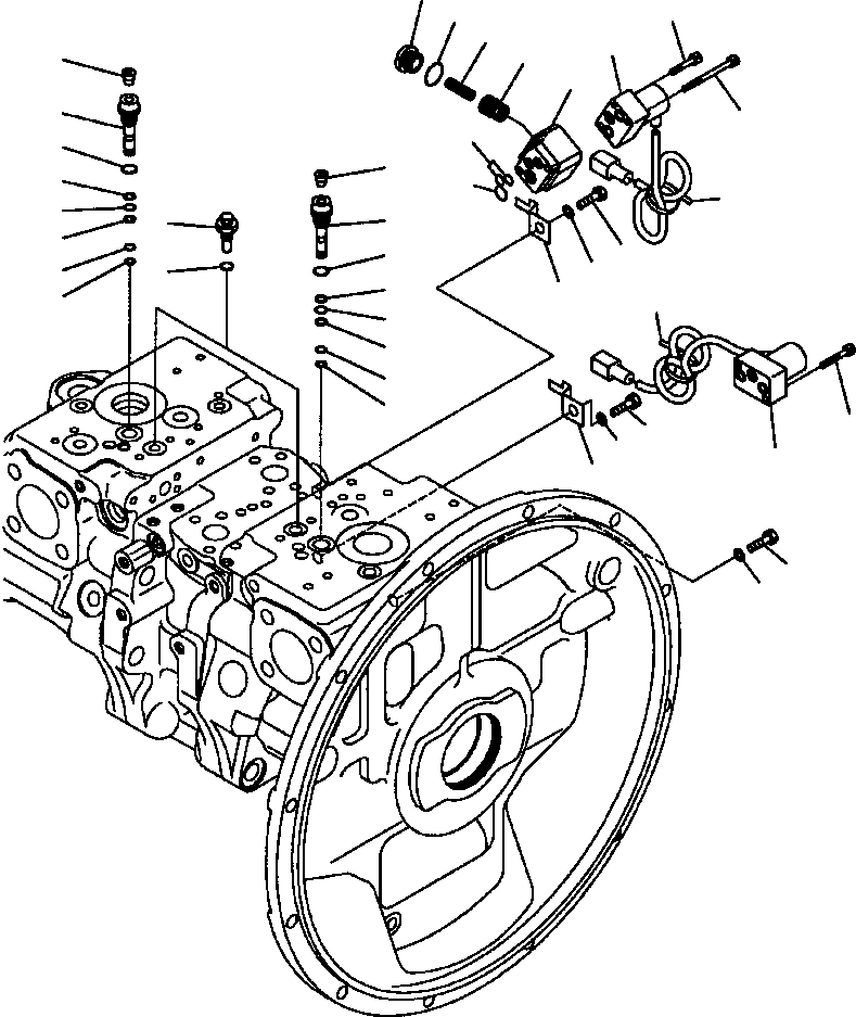 Пробка 708-2G-15670 KOMATSU