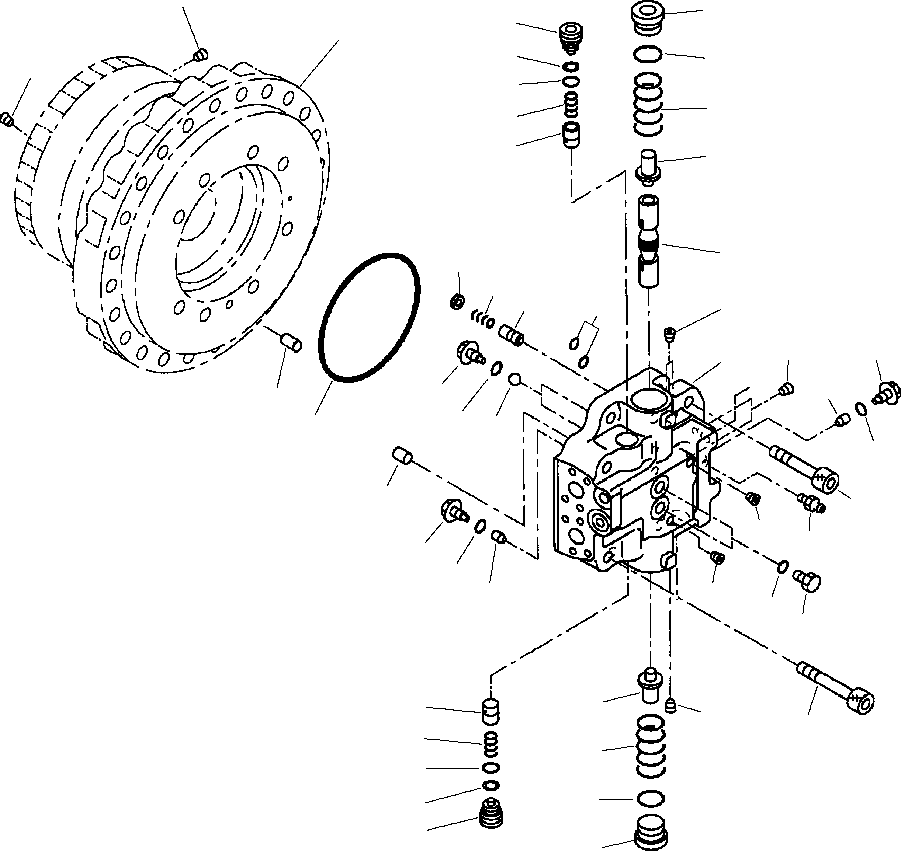 END COVER SUB ASSEMBLY 708-8H-04720 KOMATSU