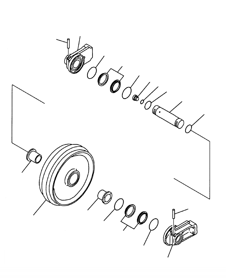 IDLER ASSEMBLY, FRONT 207-30-00403 KOMATSU