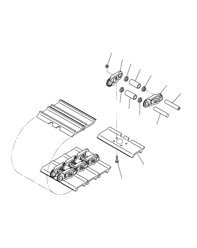 TRACK SHOE SUBASSEMBLY 207-32-A1520 KOMATSU
