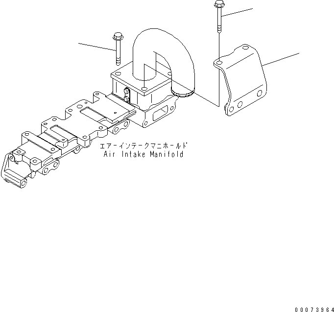 Кронштейн 6271-11-4410 KOMATSU
