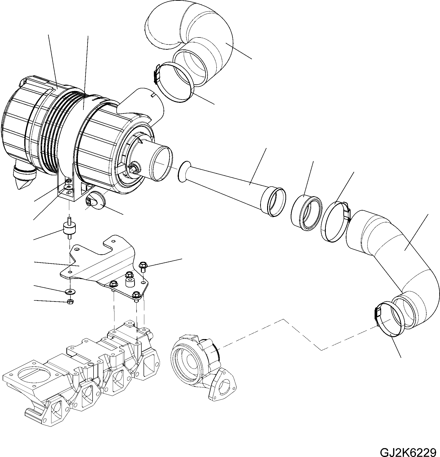 Распределительный коллектор 42W-01-33A50 KOMATSU