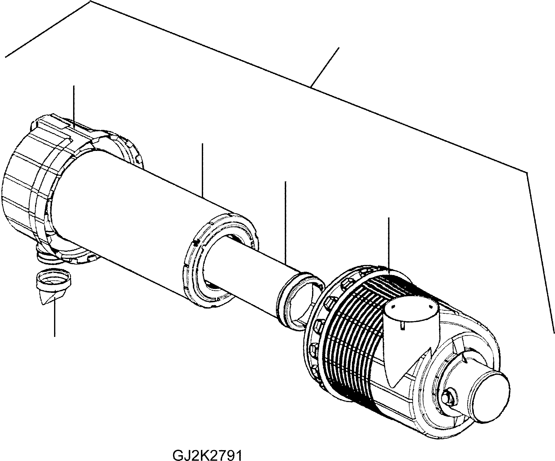 FILTER HOUSING 42R-01-H0P09 KOMATSU