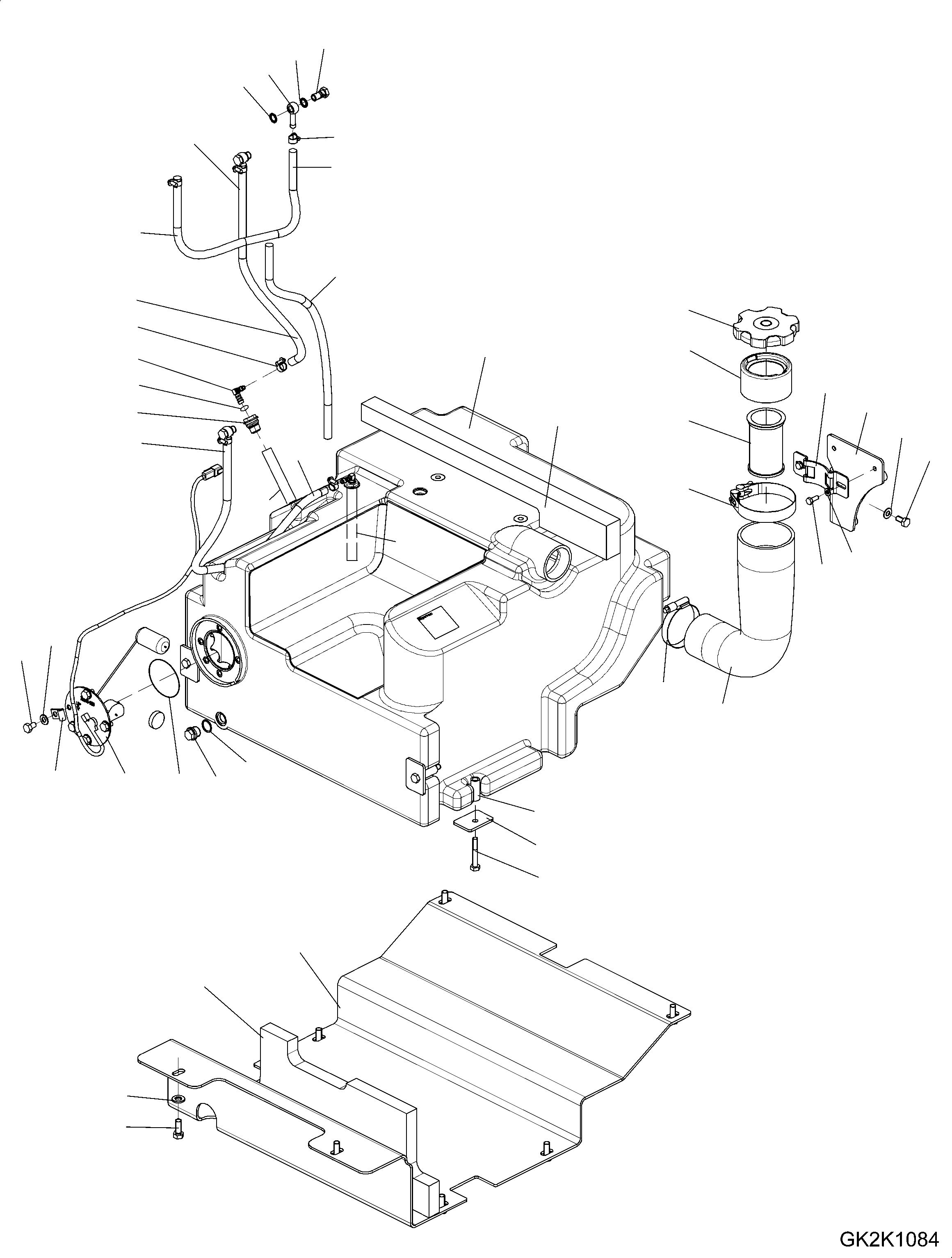 Крышка 42W-04-32030 KOMATSU