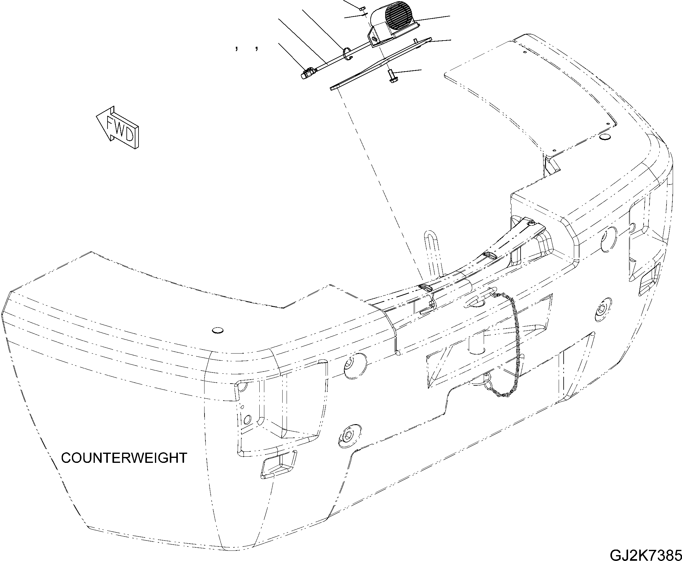 Кронштейн 42W-06-39150 KOMATSU