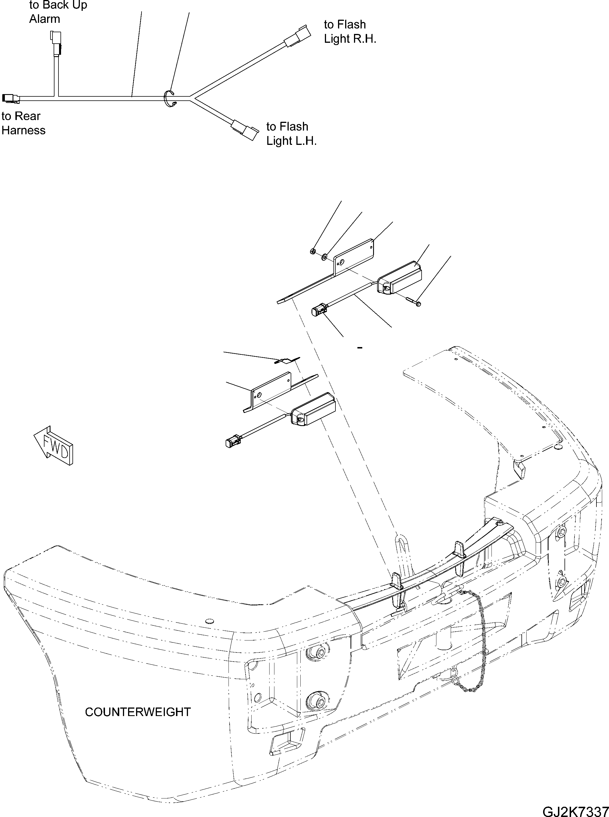 BRACKET, LHS 42W-06-39110 KOMATSU