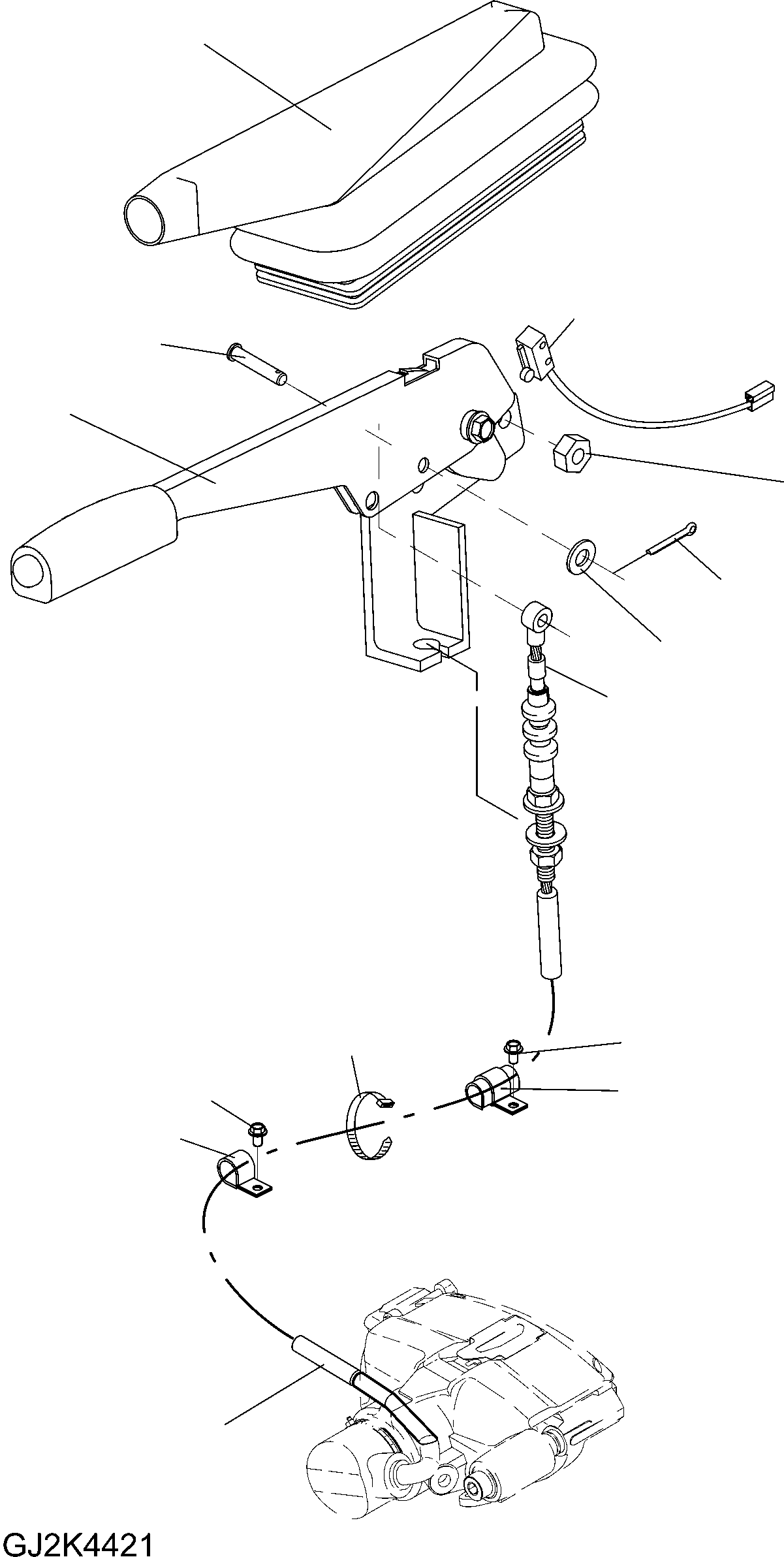 BRAKE LEVER 42T-22-26141 KOMATSU