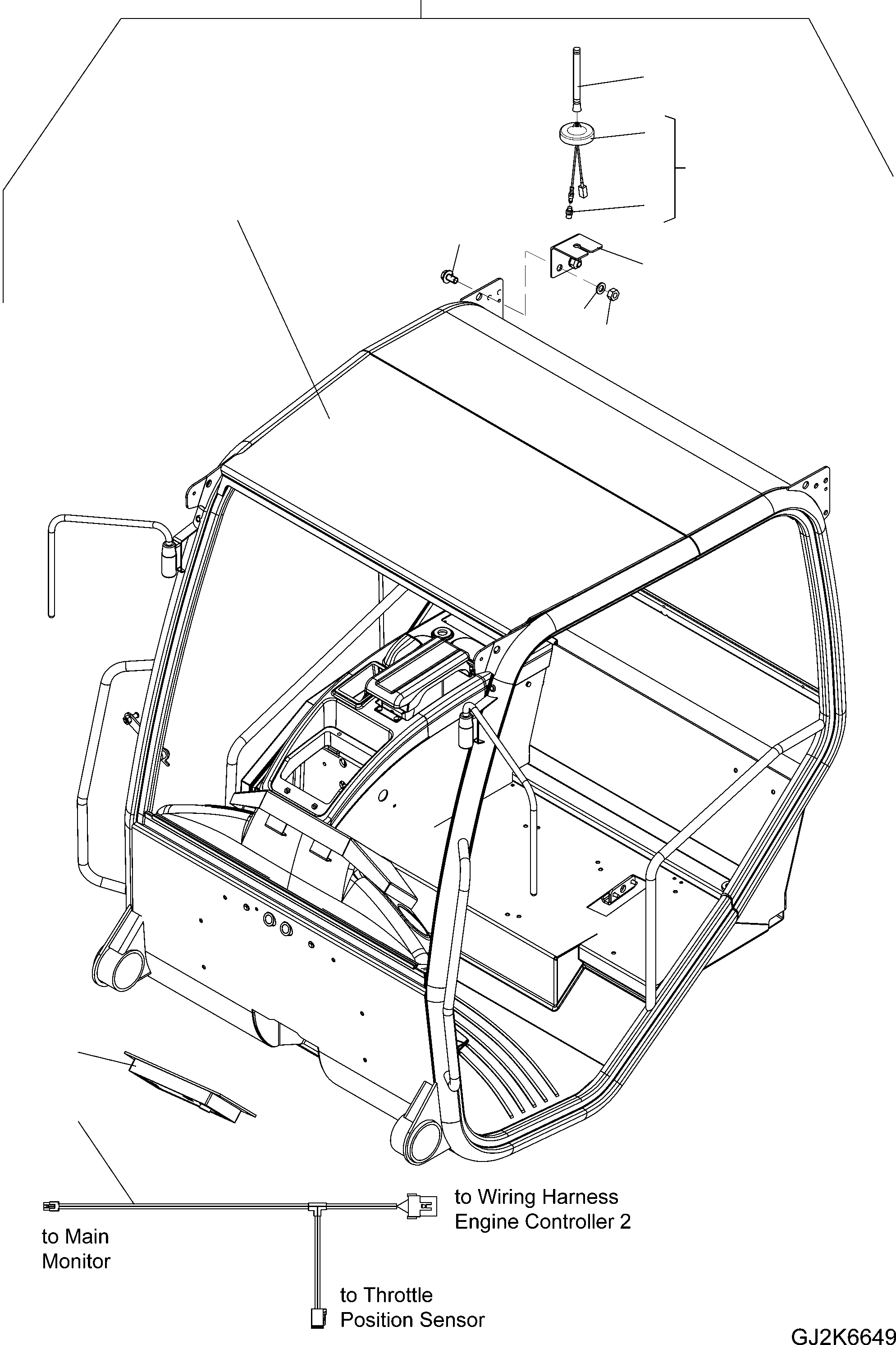 MAIN MONITOR, CANOPY 42T-06-35121 KOMATSU