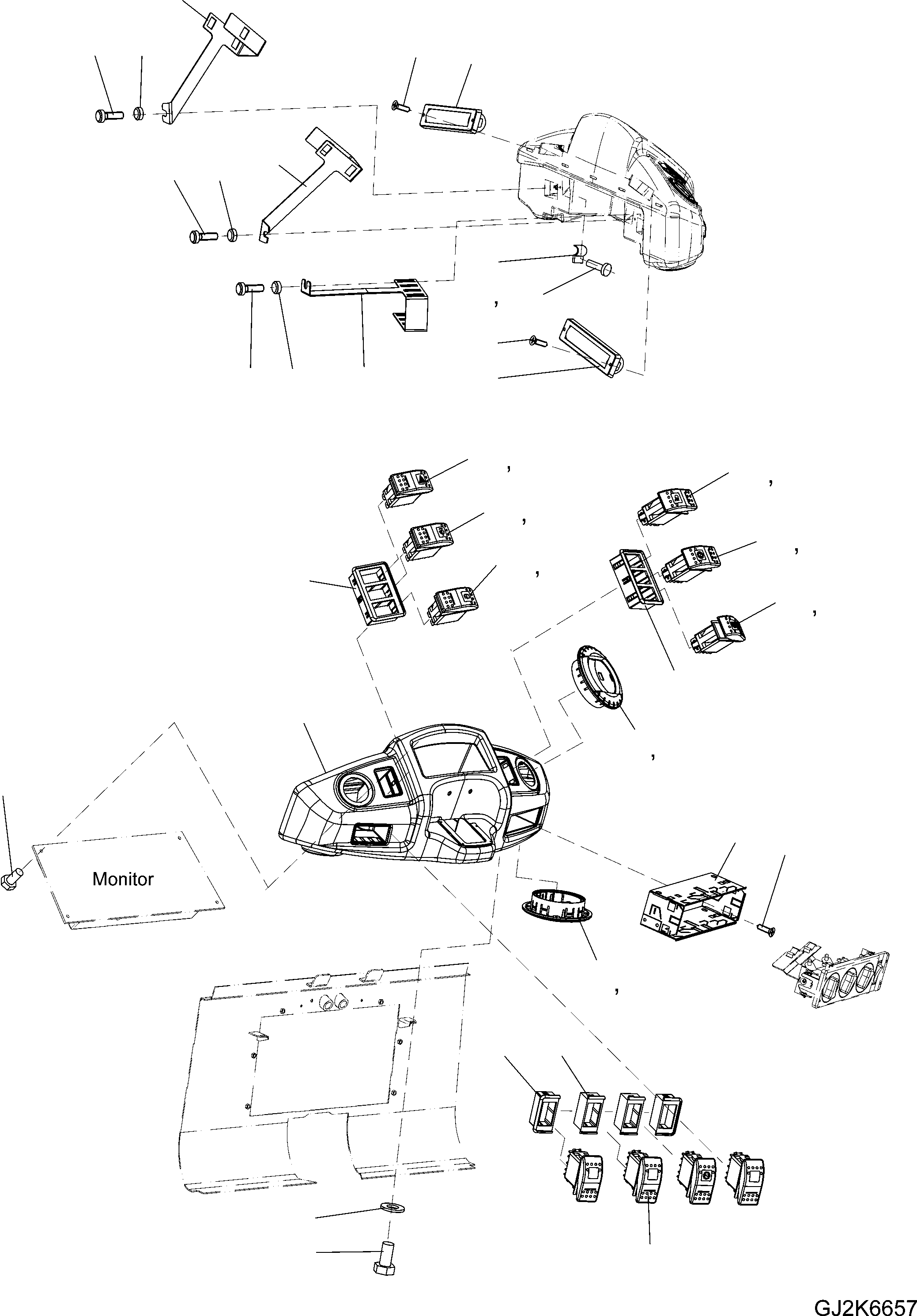 Выключатель 42T-56-H0P67 KOMATSU