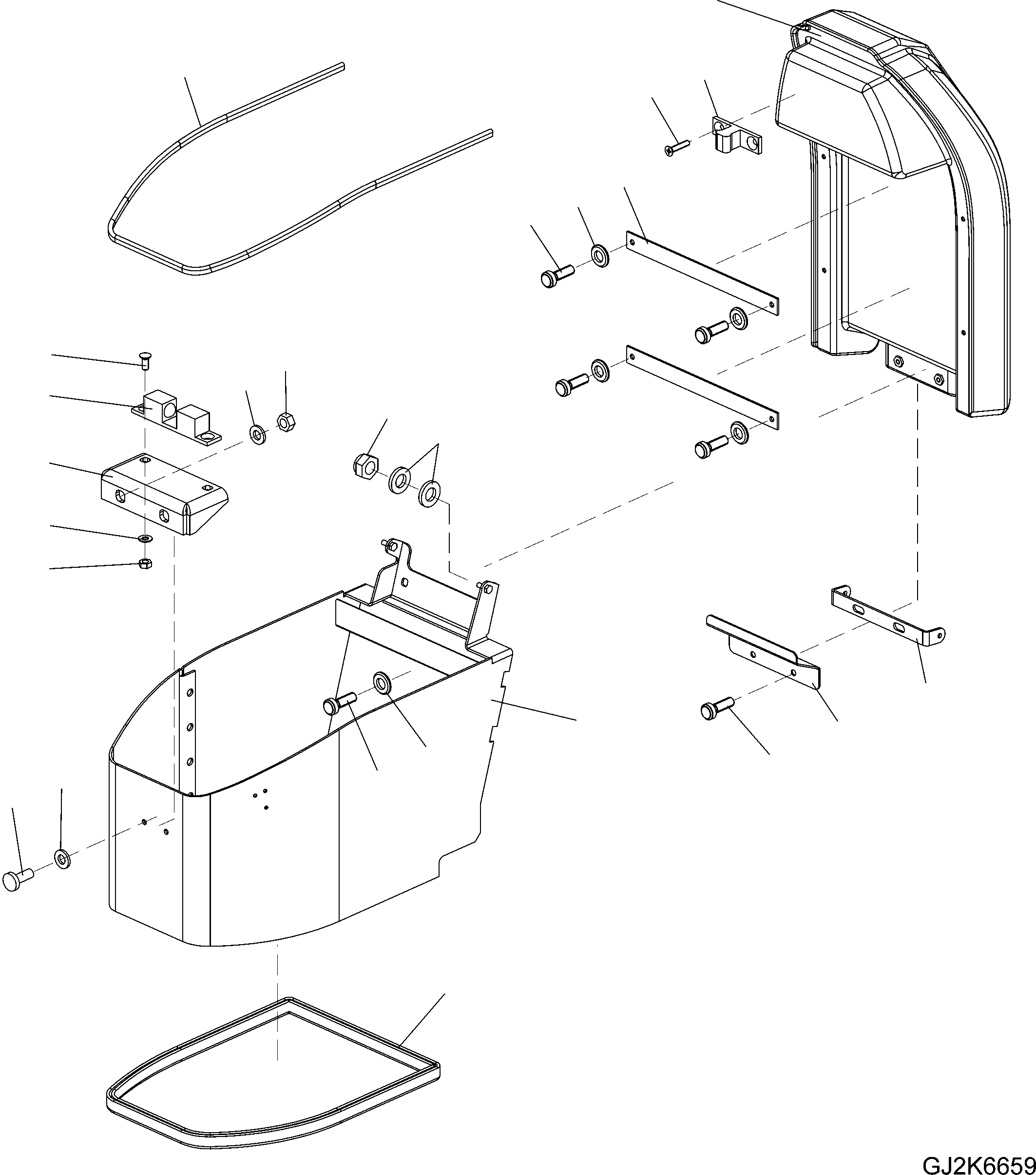 CONSOLE ASSEMBLY 42U-56-31300 KOMATSU
