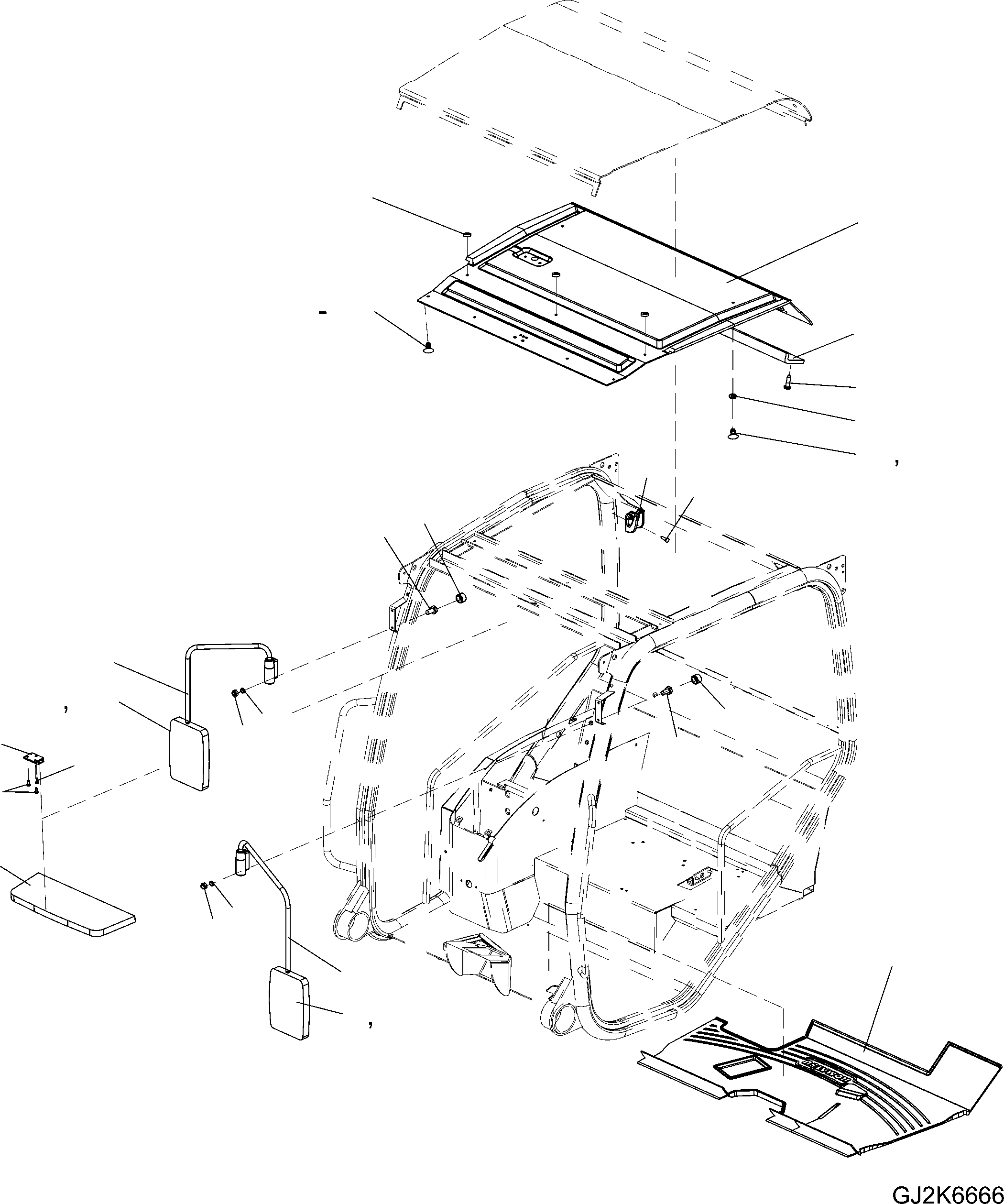 ROOF COVERING 42W-56-31060 KOMATSU