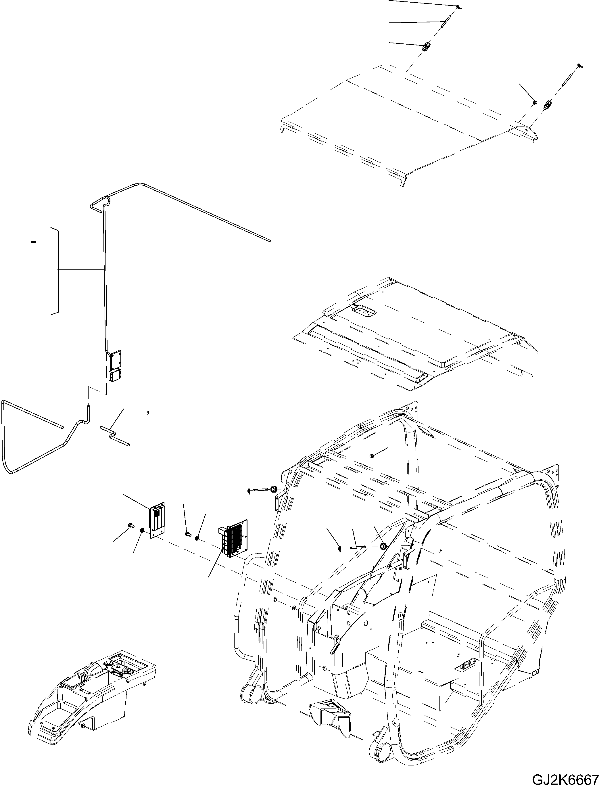 WIRING HARNESS, CAB 42W-56-31091 KOMATSU
