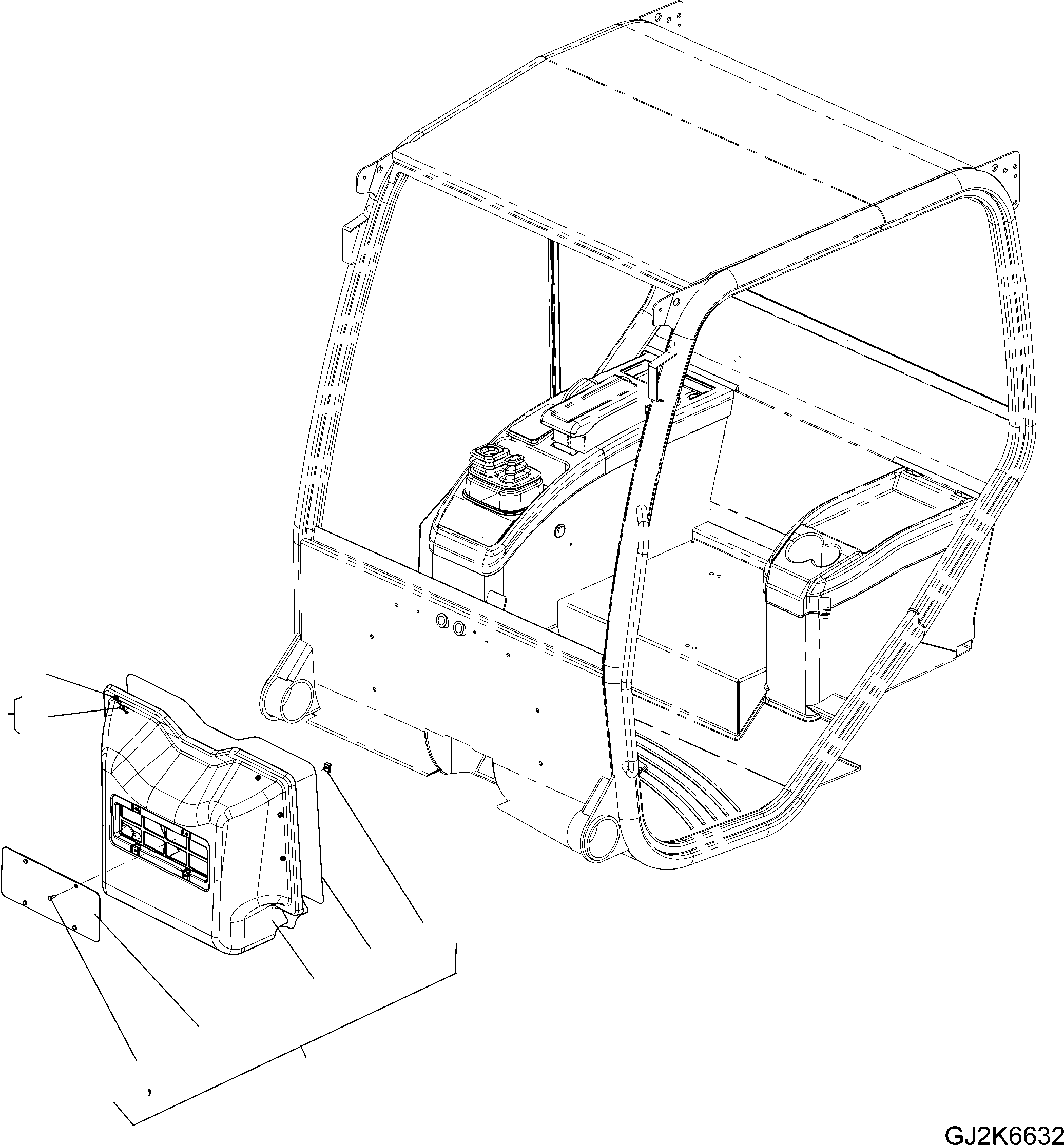 COVERING 42W-56-21220 KOMATSU