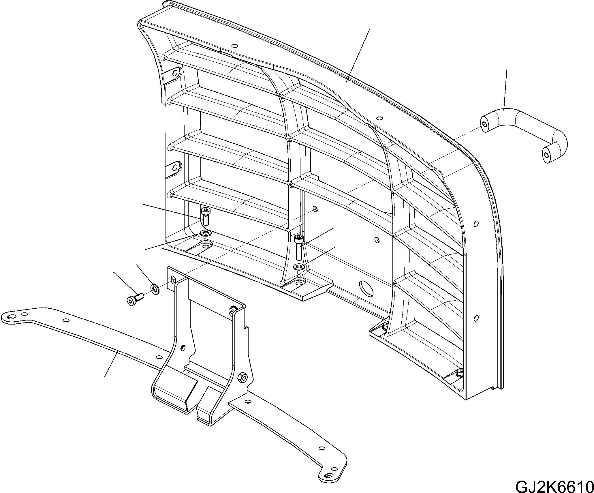 LOCK MOUNTING 42W-54-31161 KOMATSU
