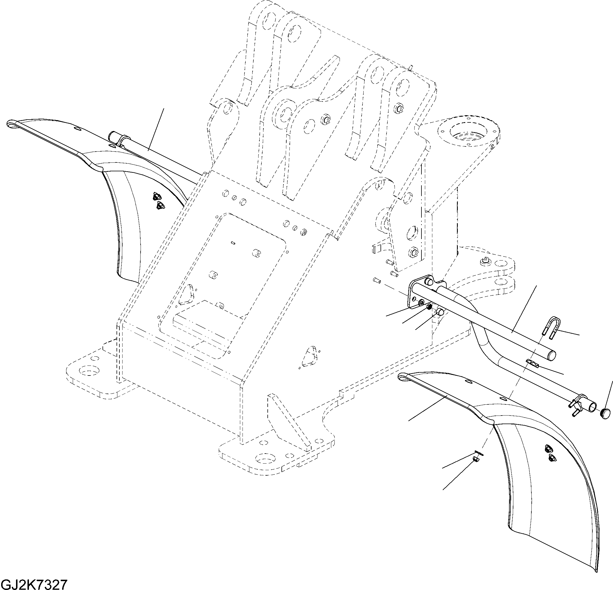 BRACKET ASSEMBLY, RHS 42W-54-34110 KOMATSU