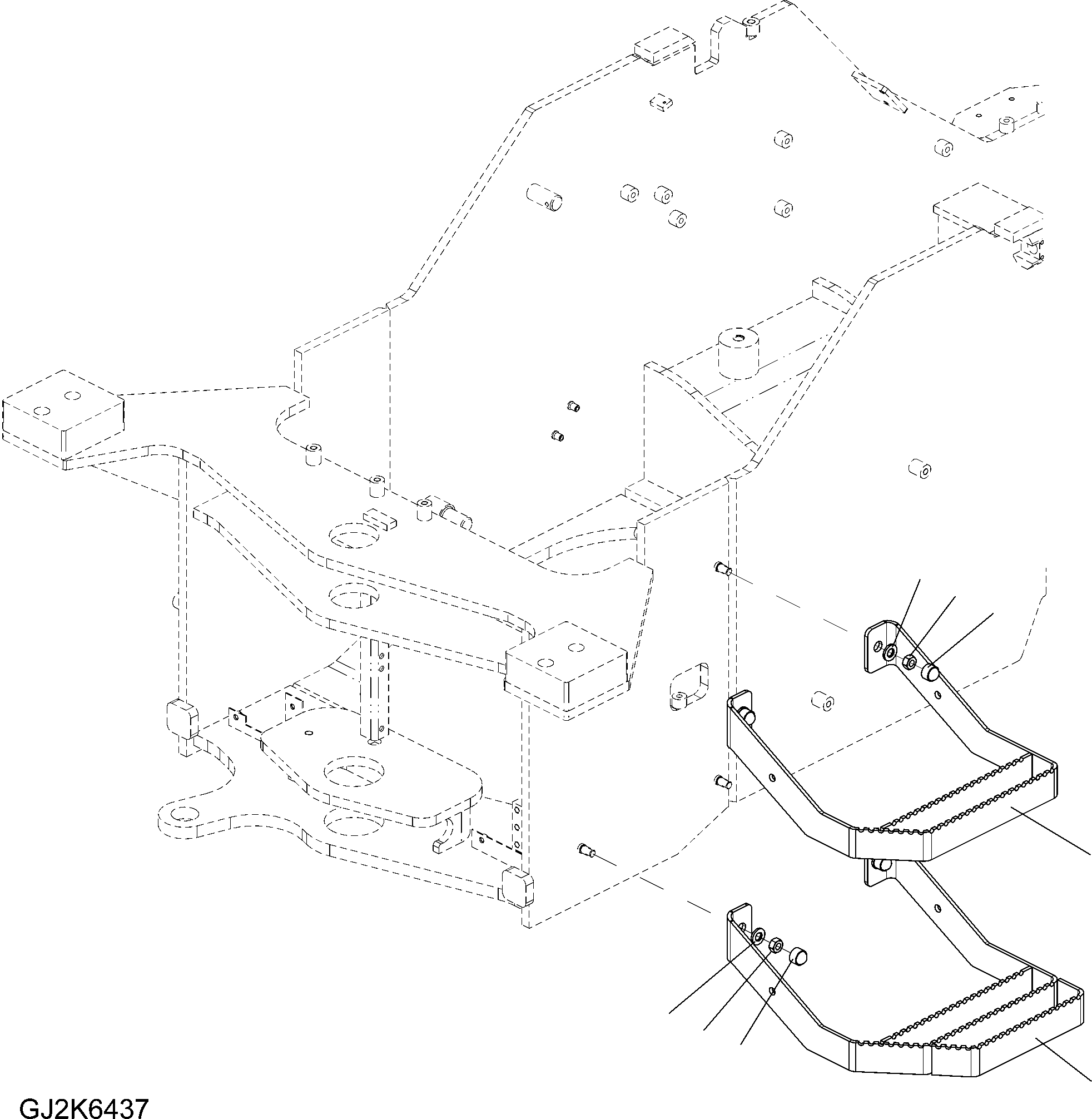 Подножка 42U-54-34010 KOMATSU