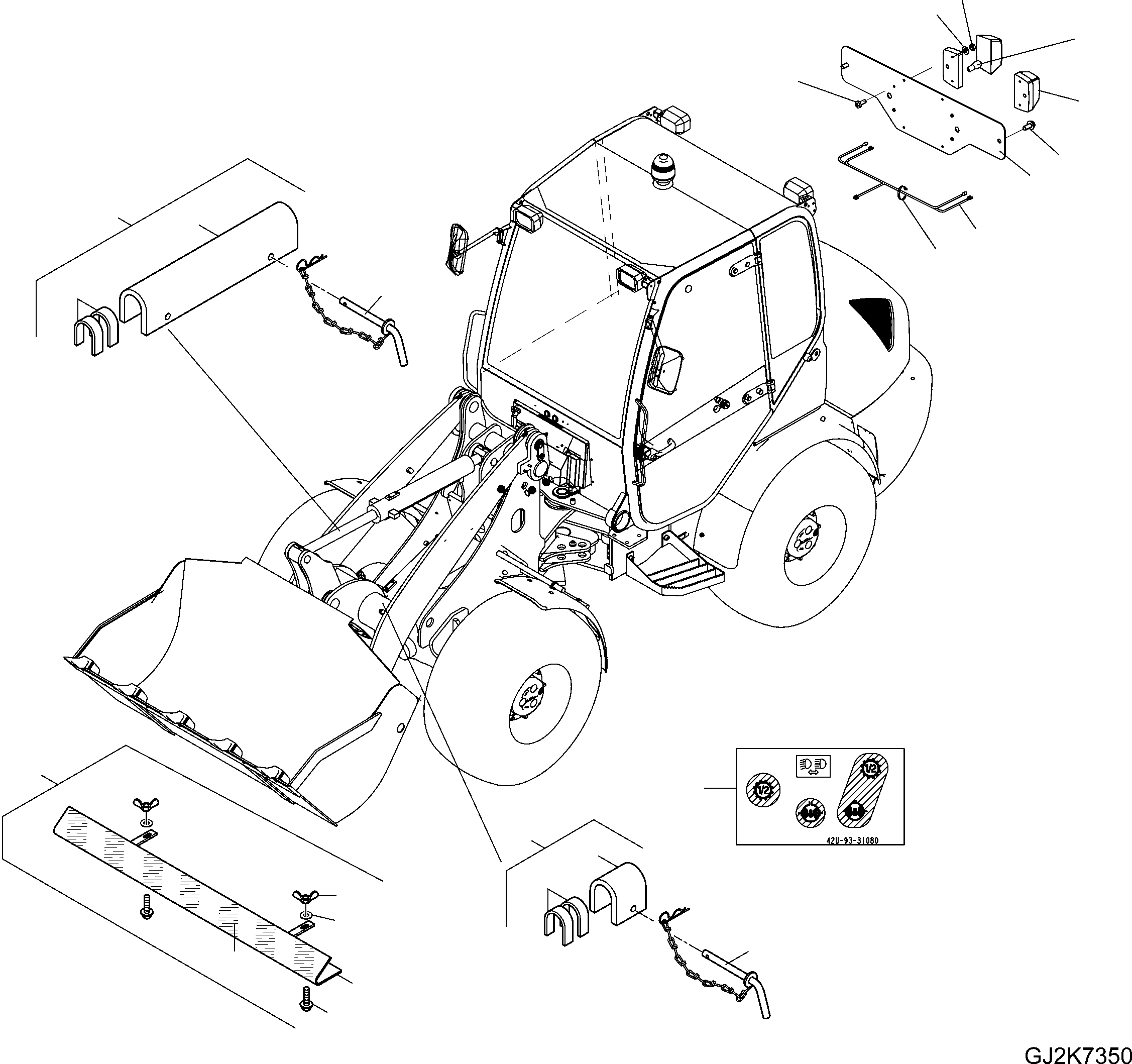 Держатель 42U-06-33010 KOMATSU