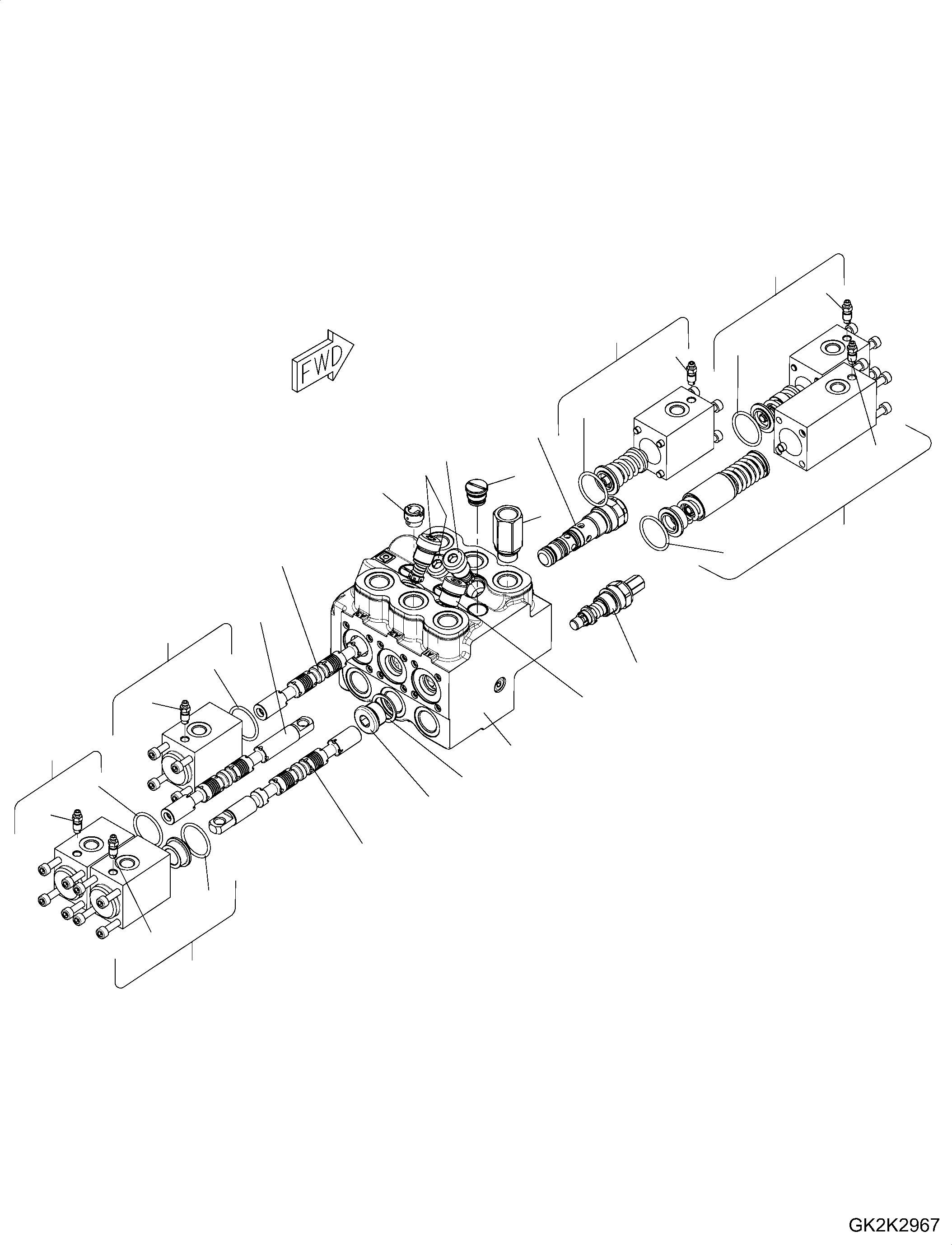 MAIN VALVE 42W-64-33020 KOMATSU