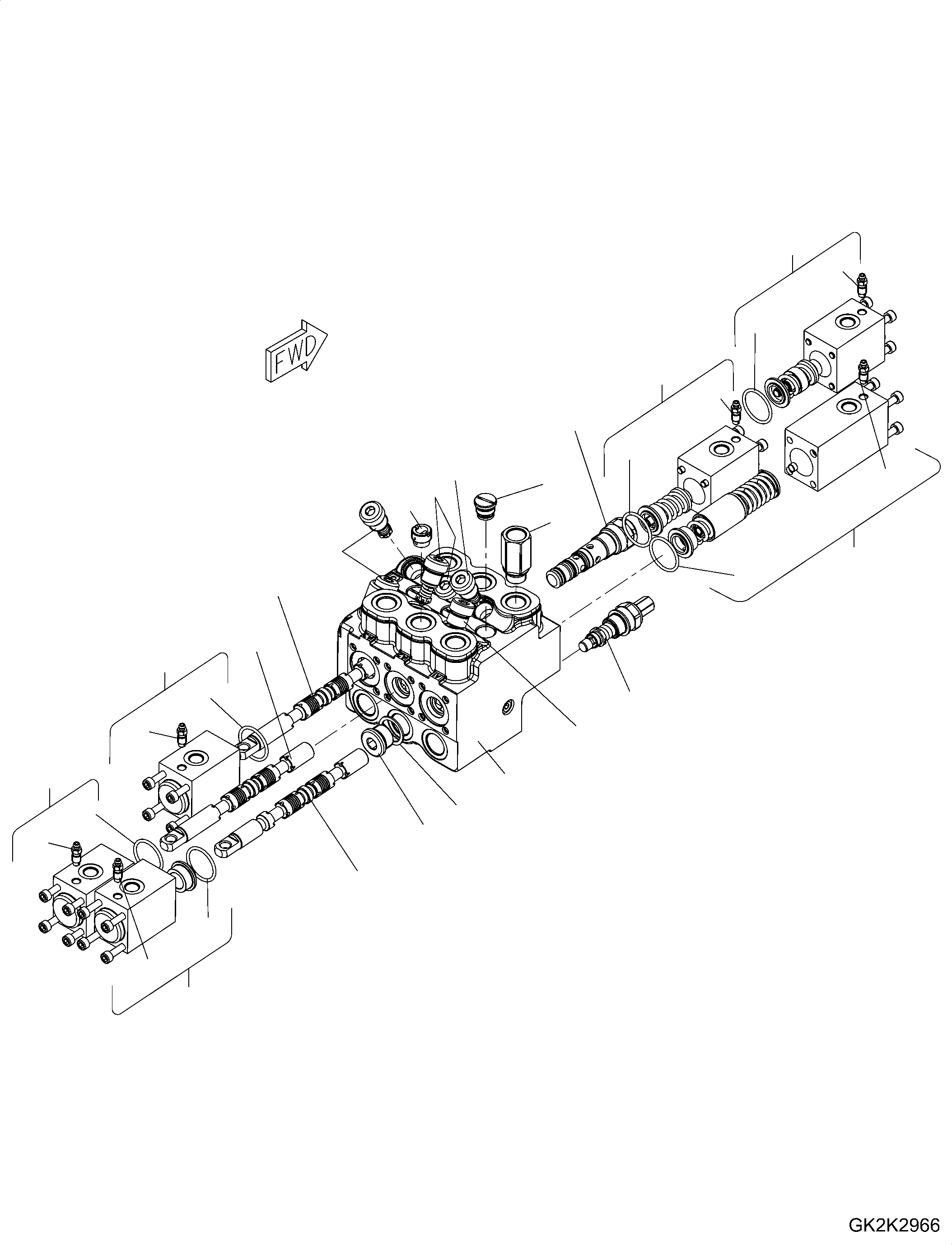 MAIN VALVE 42W-64-33021 KOMATSU