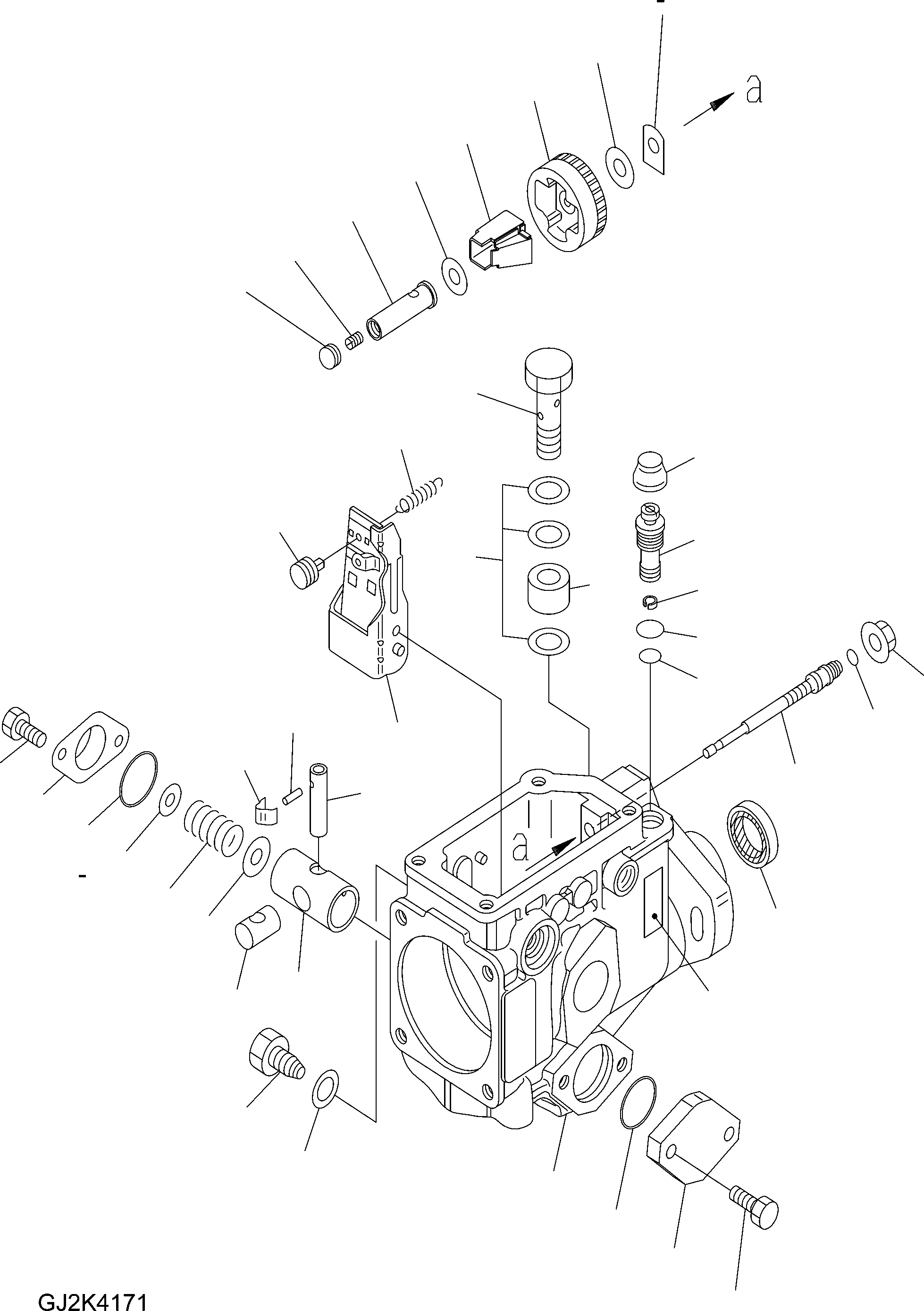 Рычаг DK146891-1120 KOMATSU
