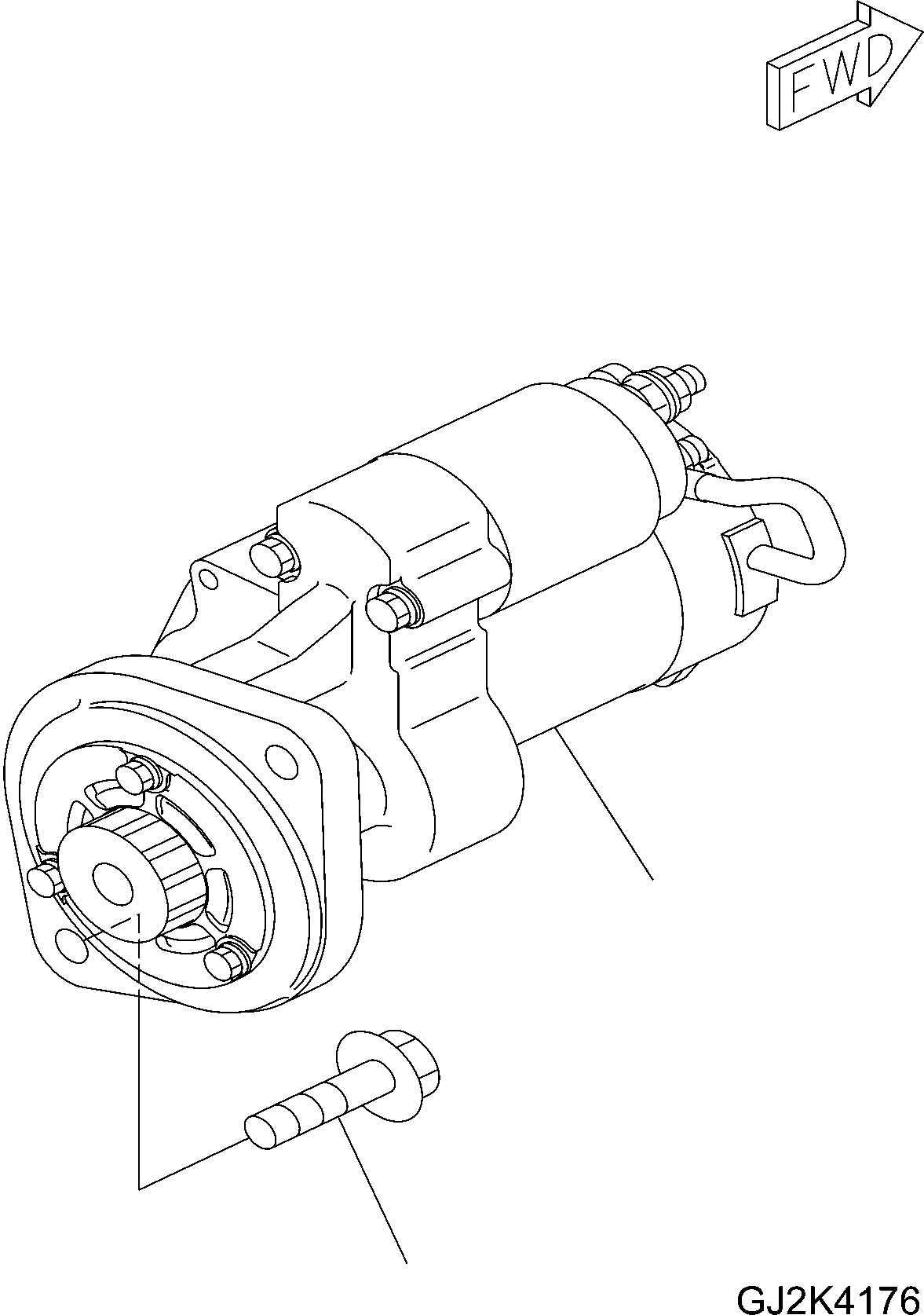 STARTERMOTOR 600-863-1450 KOMATSU