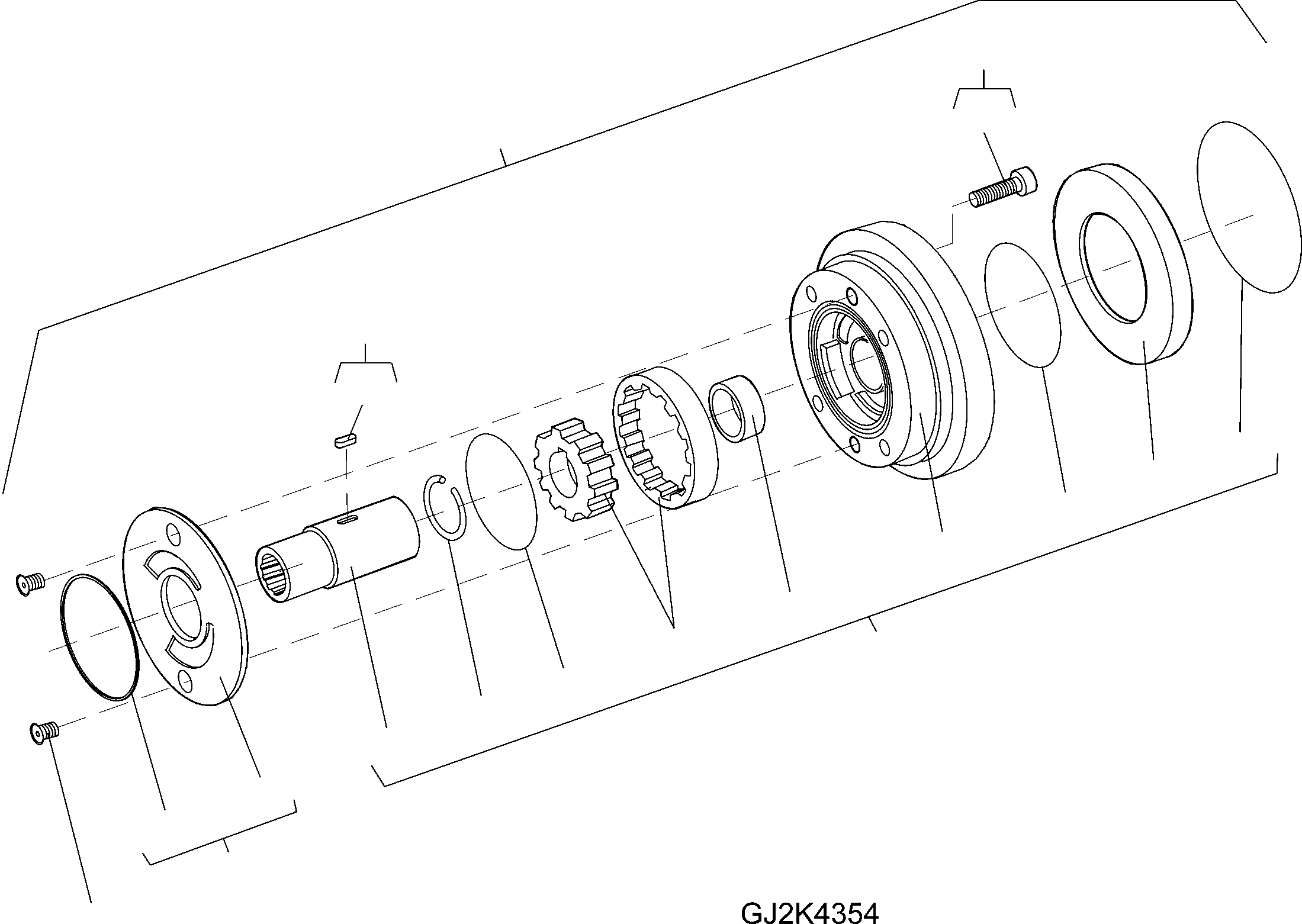 GEAR PUMP ASSEMBLY 42W-17-H0P89 KOMATSU