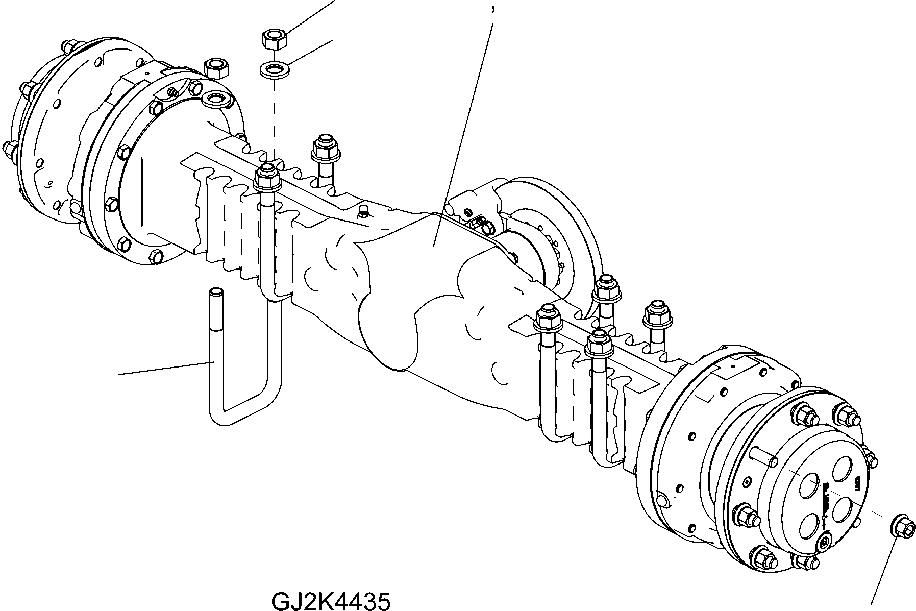 U BOLT 42T-22-21290 KOMATSU