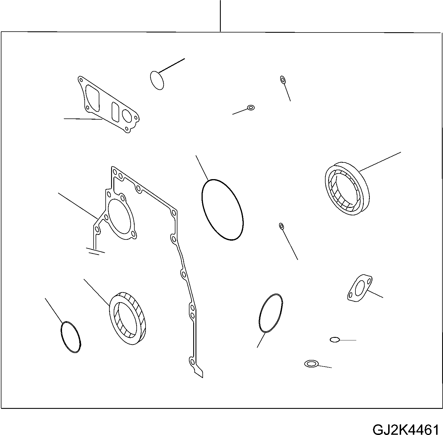 GASKET KIT ZYL.BLOC 6204-K2-8100 KOMATSU