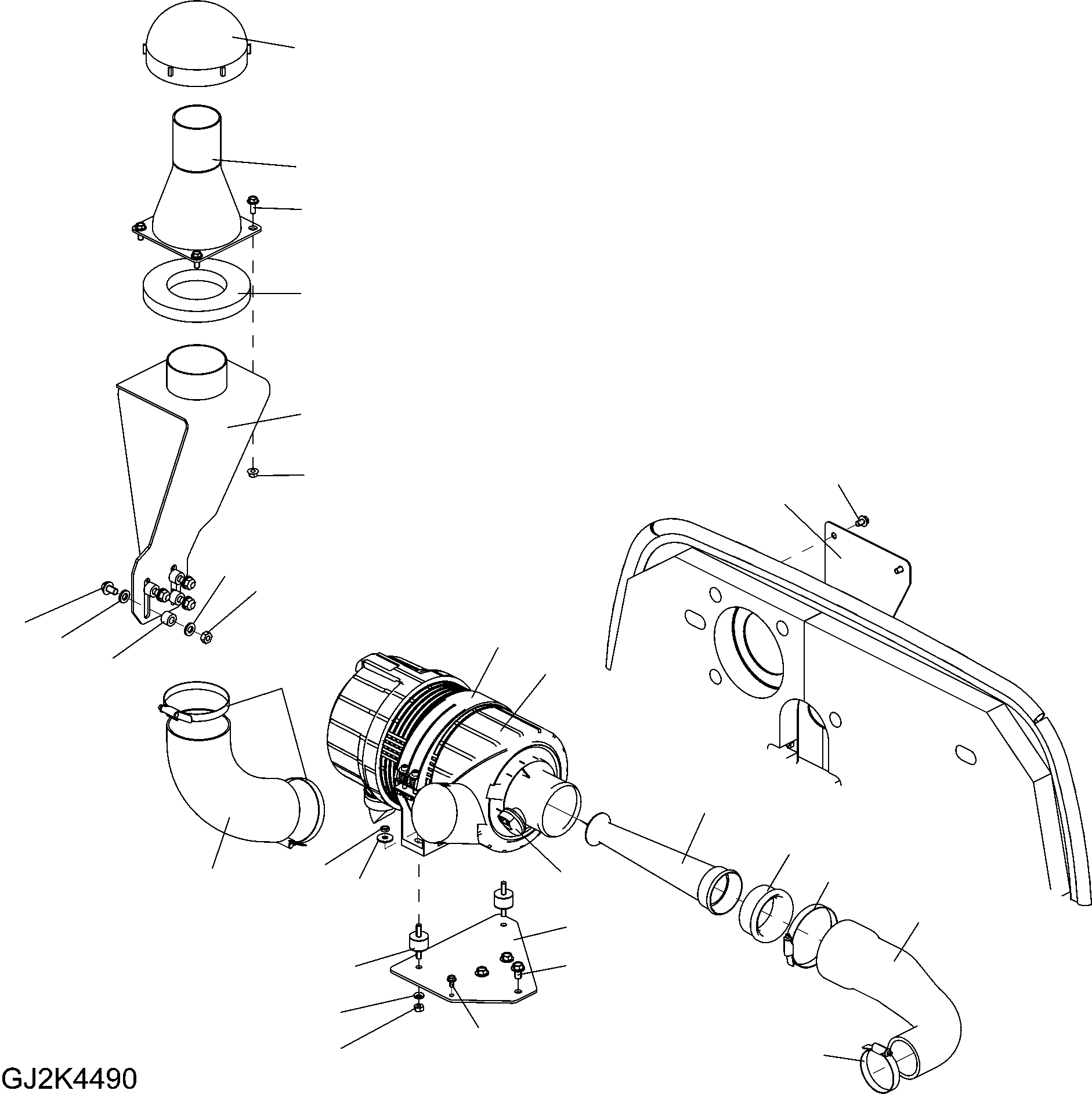 INTAKE PIPE 42W-01-23110 KOMATSU