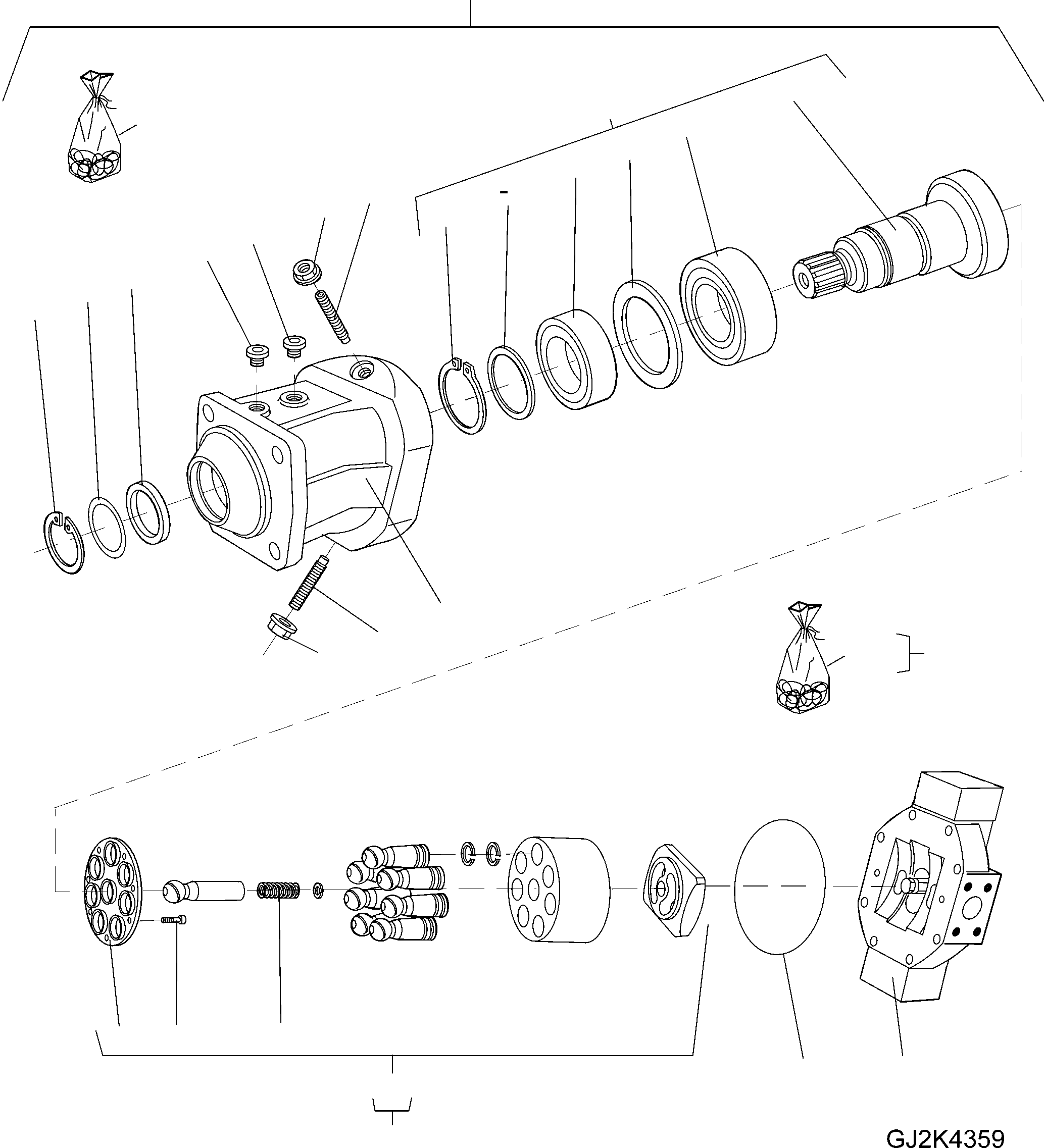 AXIAL PISTON ENGINE 42W-17-22090 KOMATSU