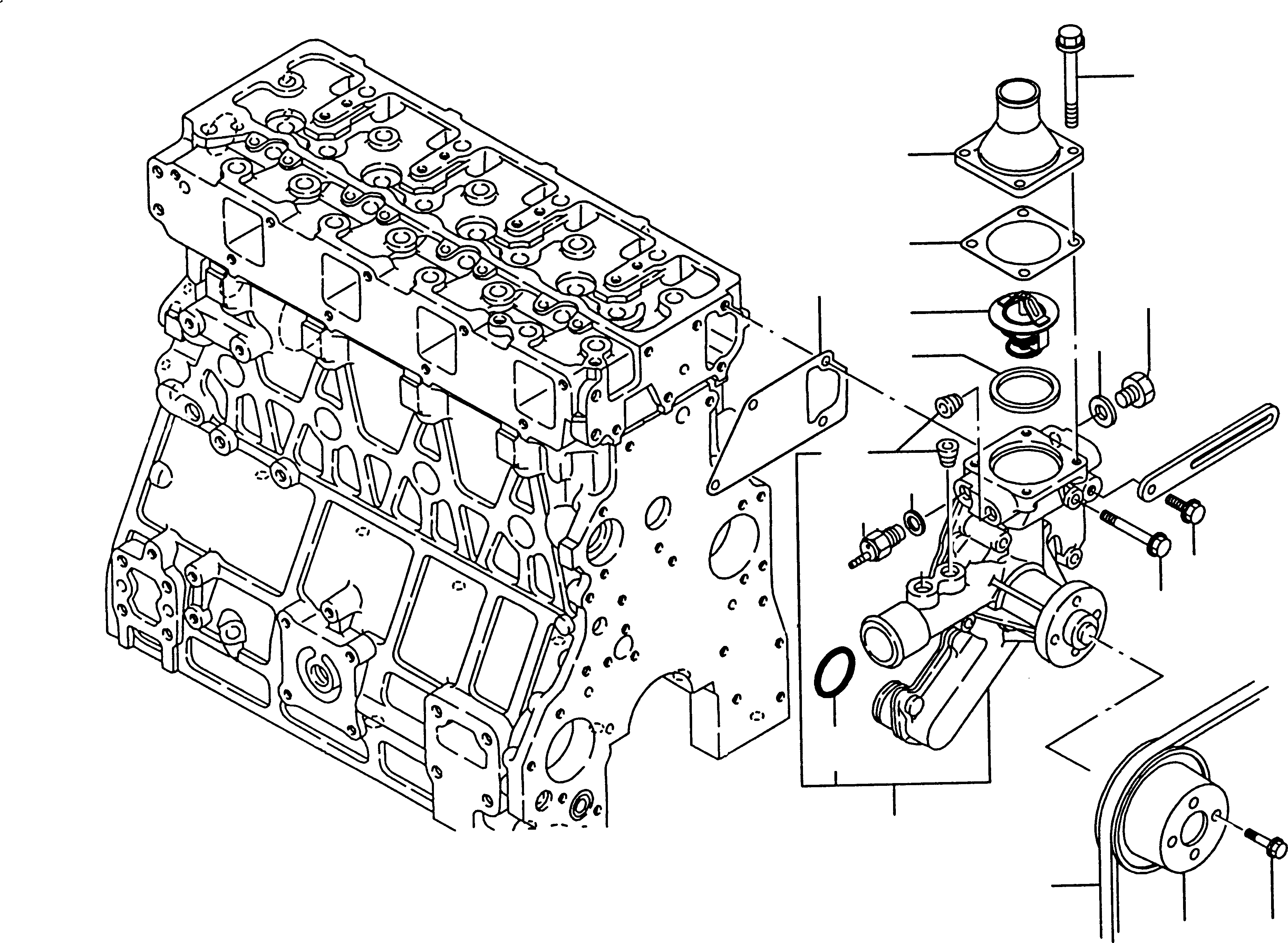 Клиновой ремень YM123913-42480 KOMATSU
