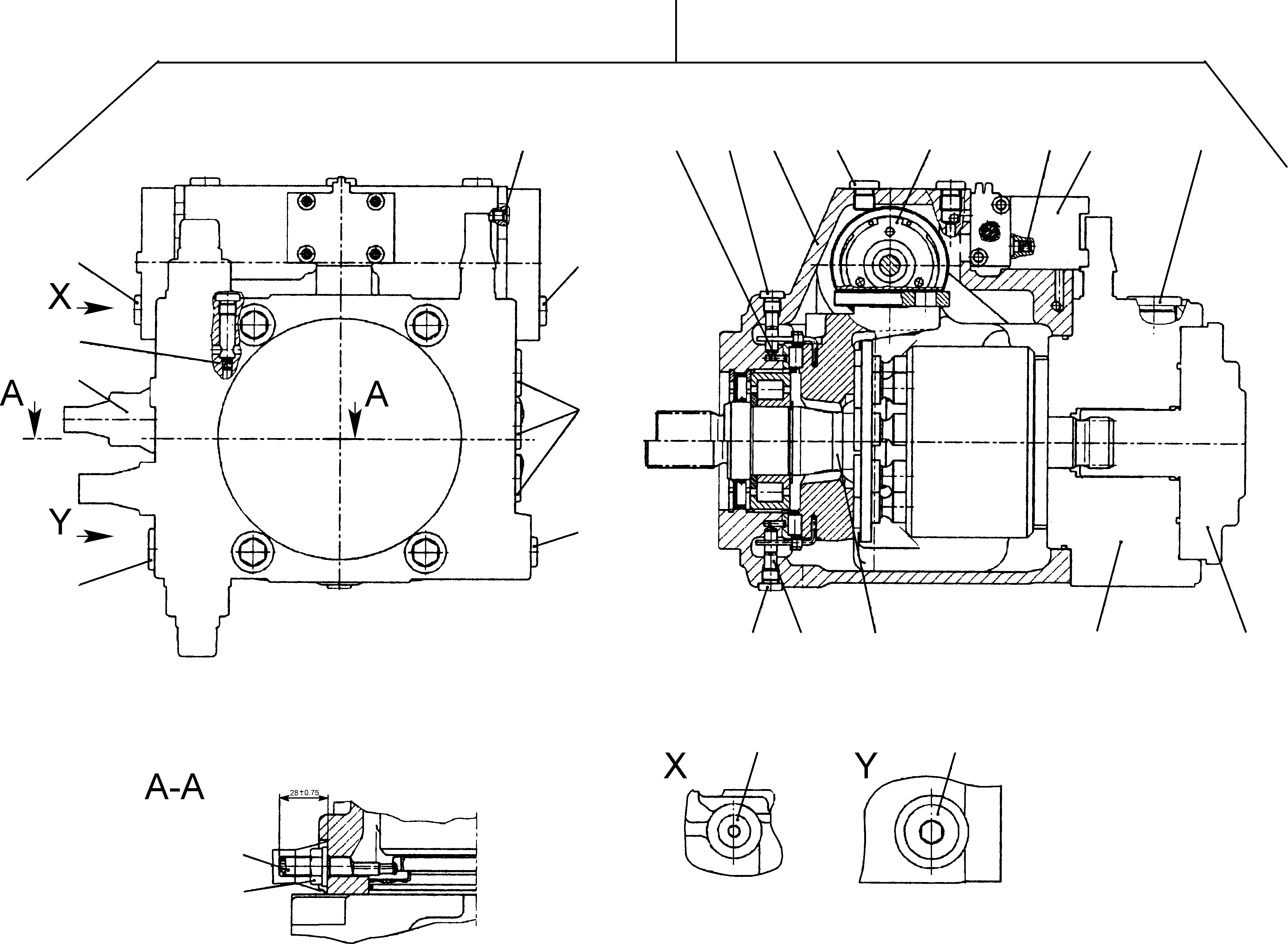 AXIAL PISTON PUMP 42R-17-11101 KOMATSU