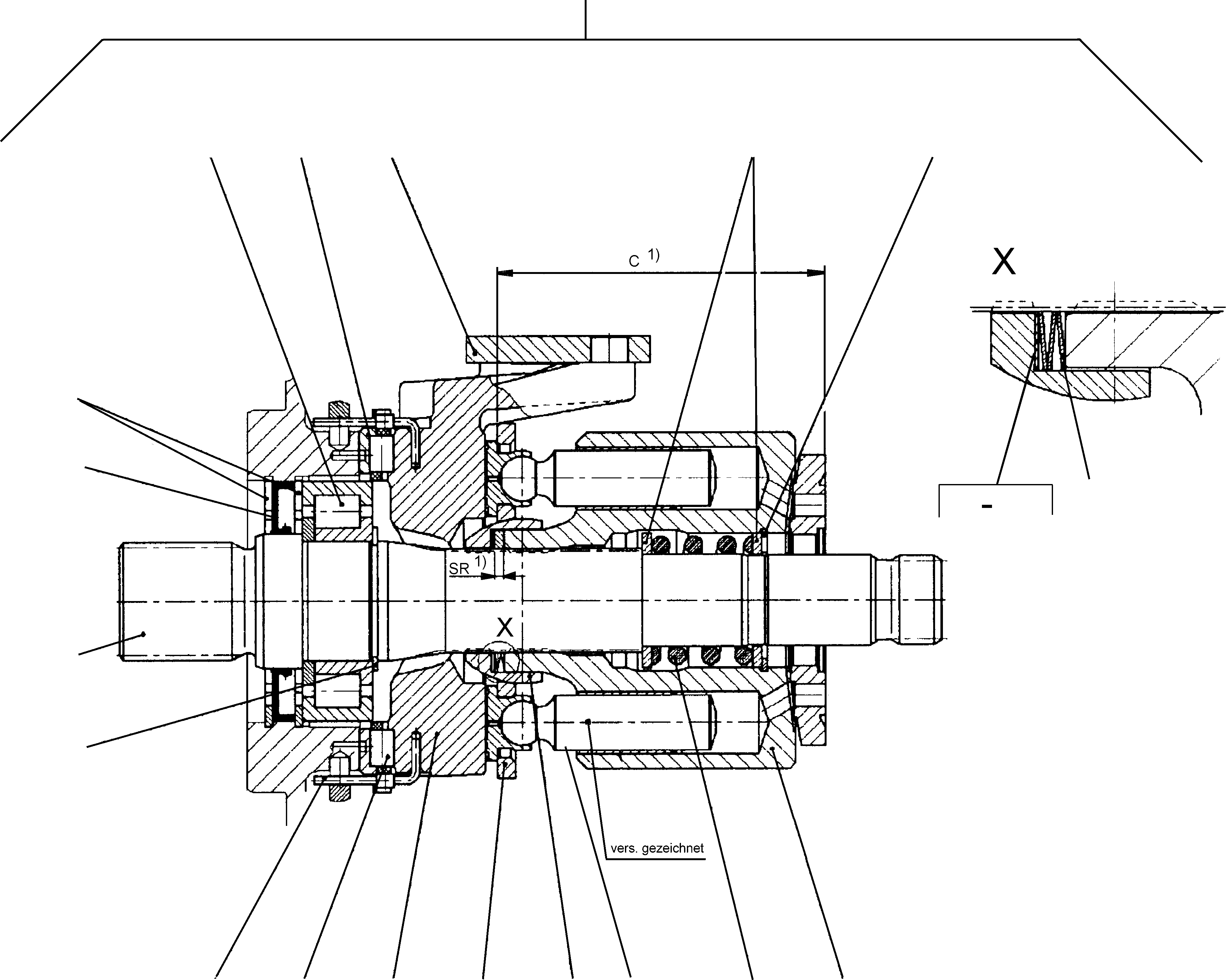 Уплотнение вала 42R-17-H0R03 KOMATSU