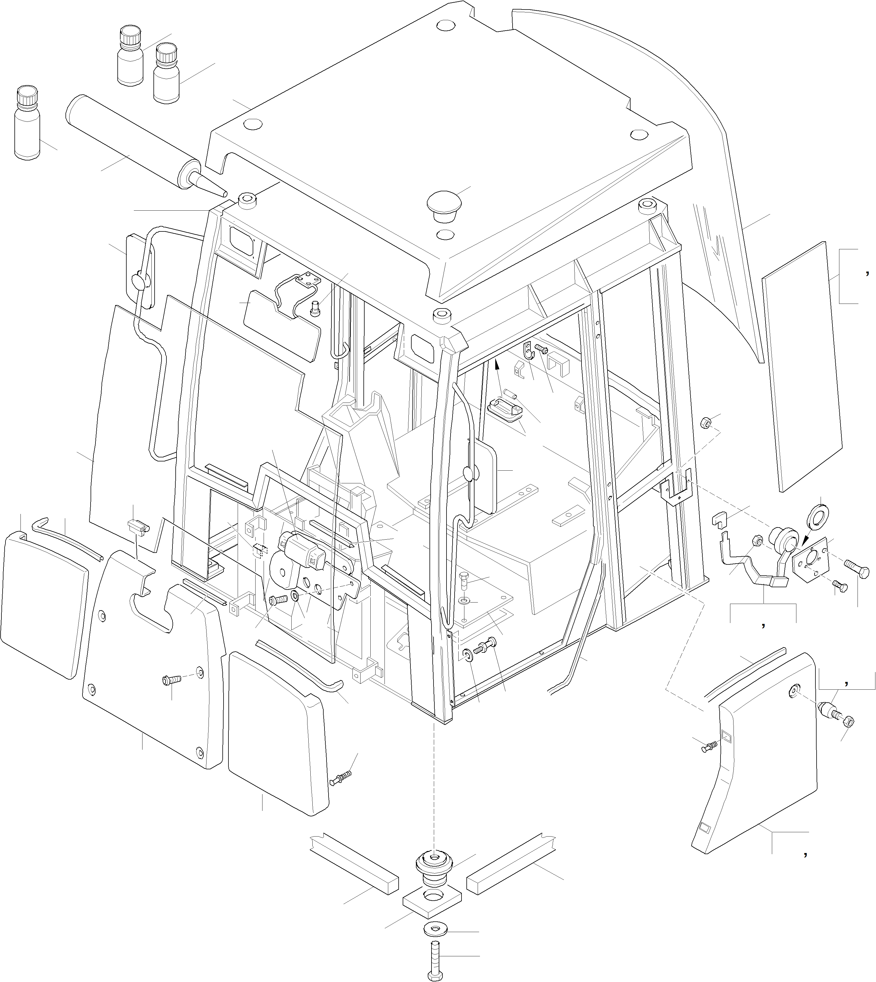 Крепёж 42U-56-H0P14 KOMATSU