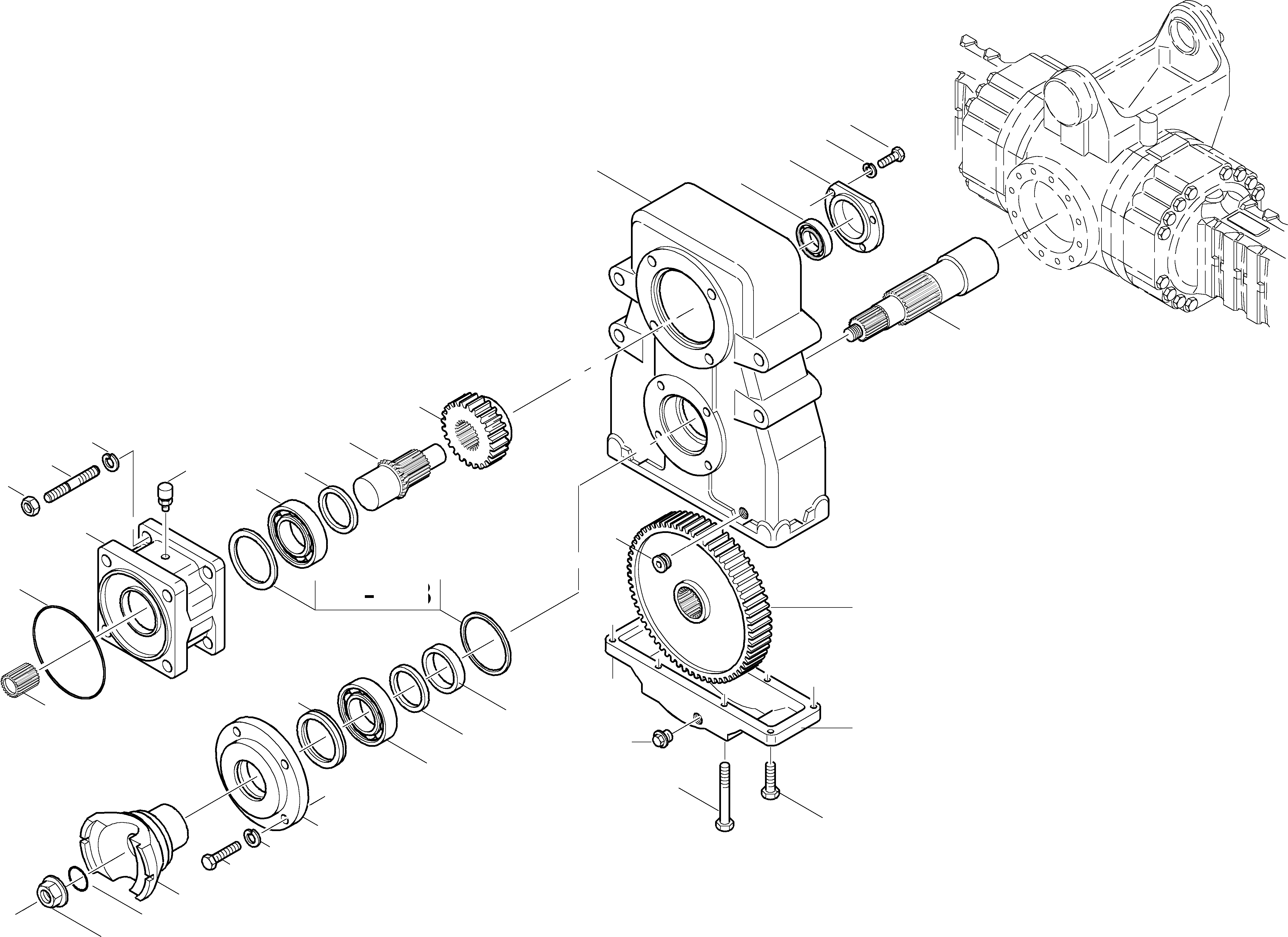 Гайка 42R-23-H0R01 KOMATSU