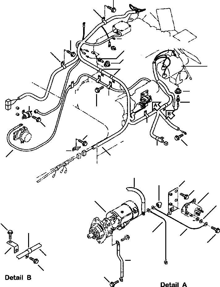 Жгут проводов 416-06-A1310 KOMATSU
