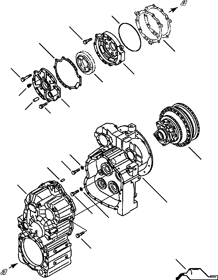 TRANSMISSION ASSY 714-11-X0042 KOMATSU