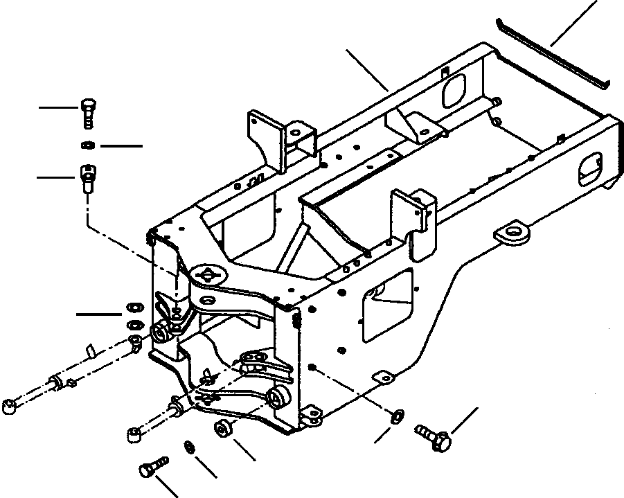 REAR, FRAME 416-46-A1300 KOMATSU