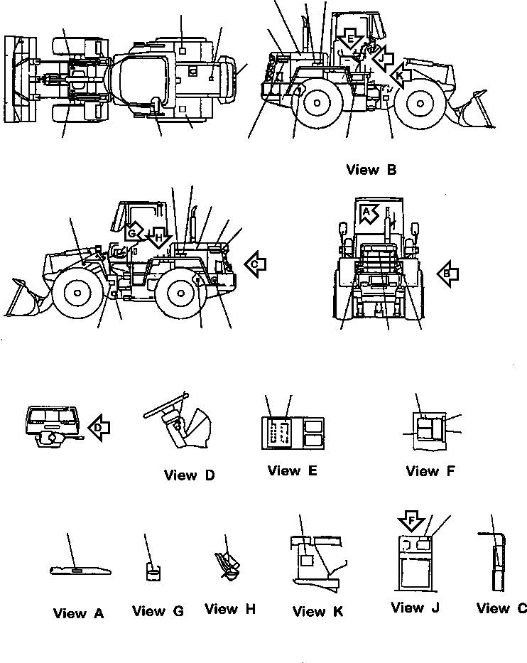 Табличка komatsu 09690-00450 KOMATSU