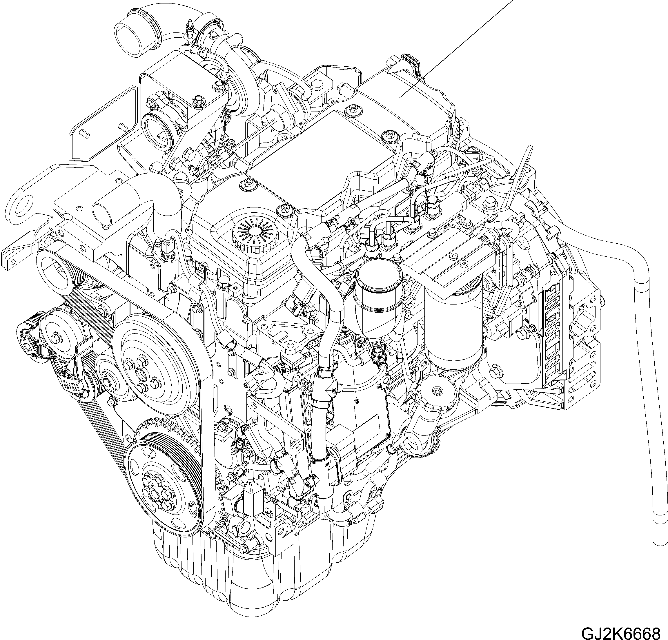 ENGINE 6271-J0-0031 KOMATSU