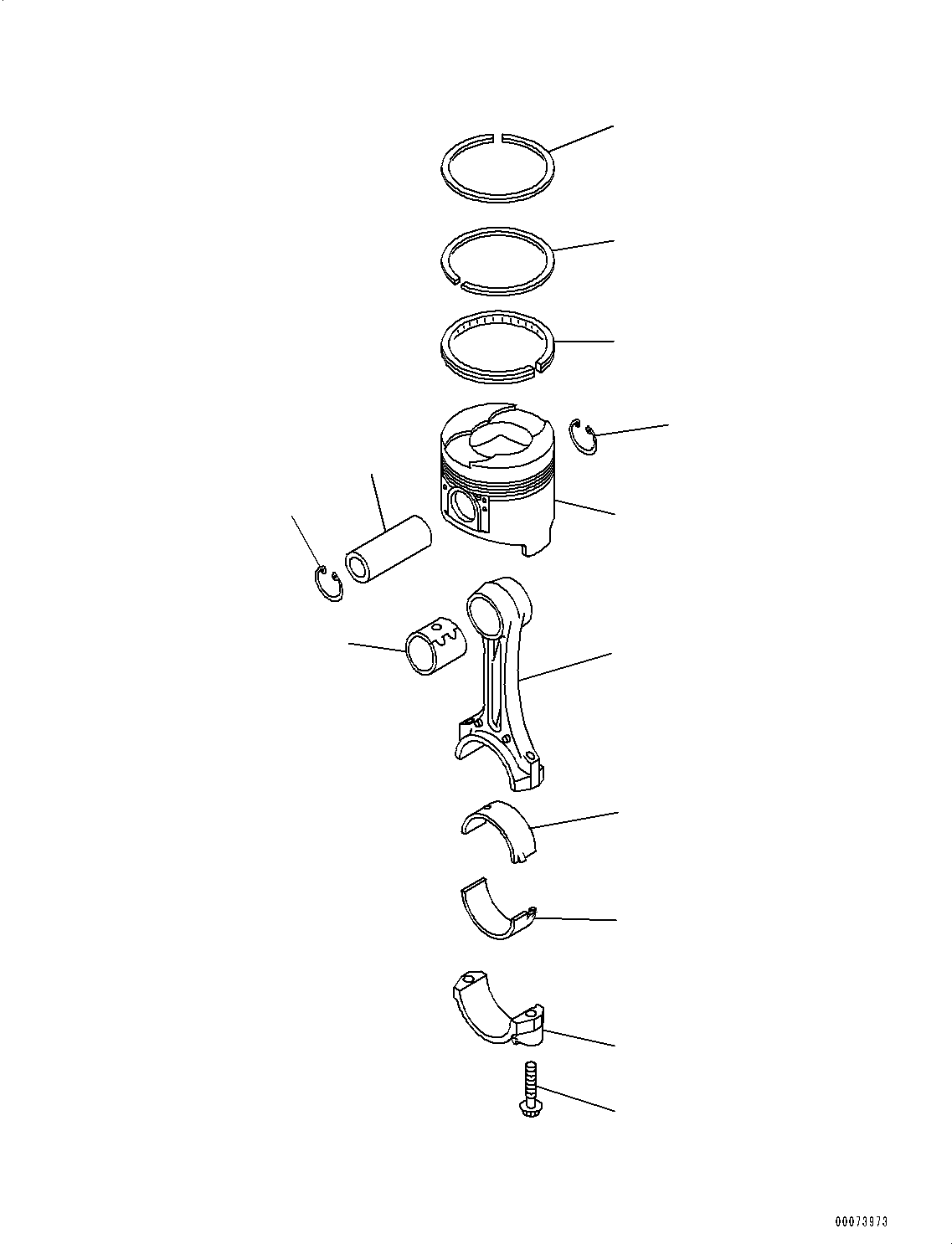 CRANK PIN METAL ASSEMBLY, US 1.00MM 6208-36-3500 KOMATSU