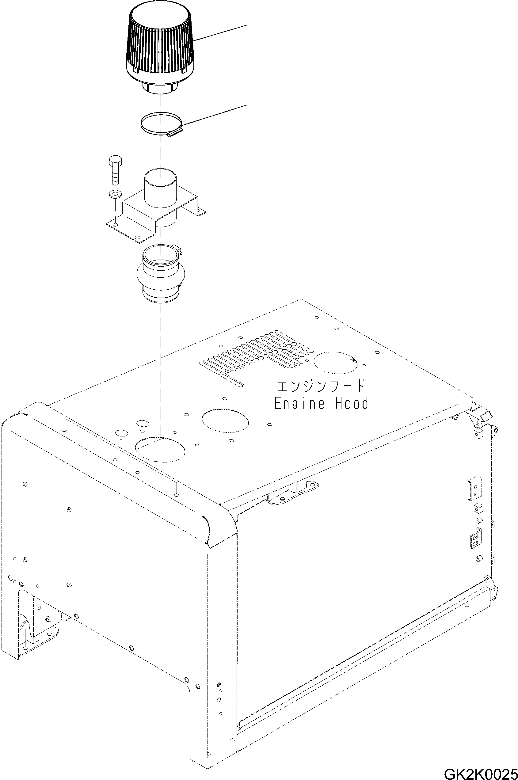 Зажим 419-09-H2280 KOMATSU