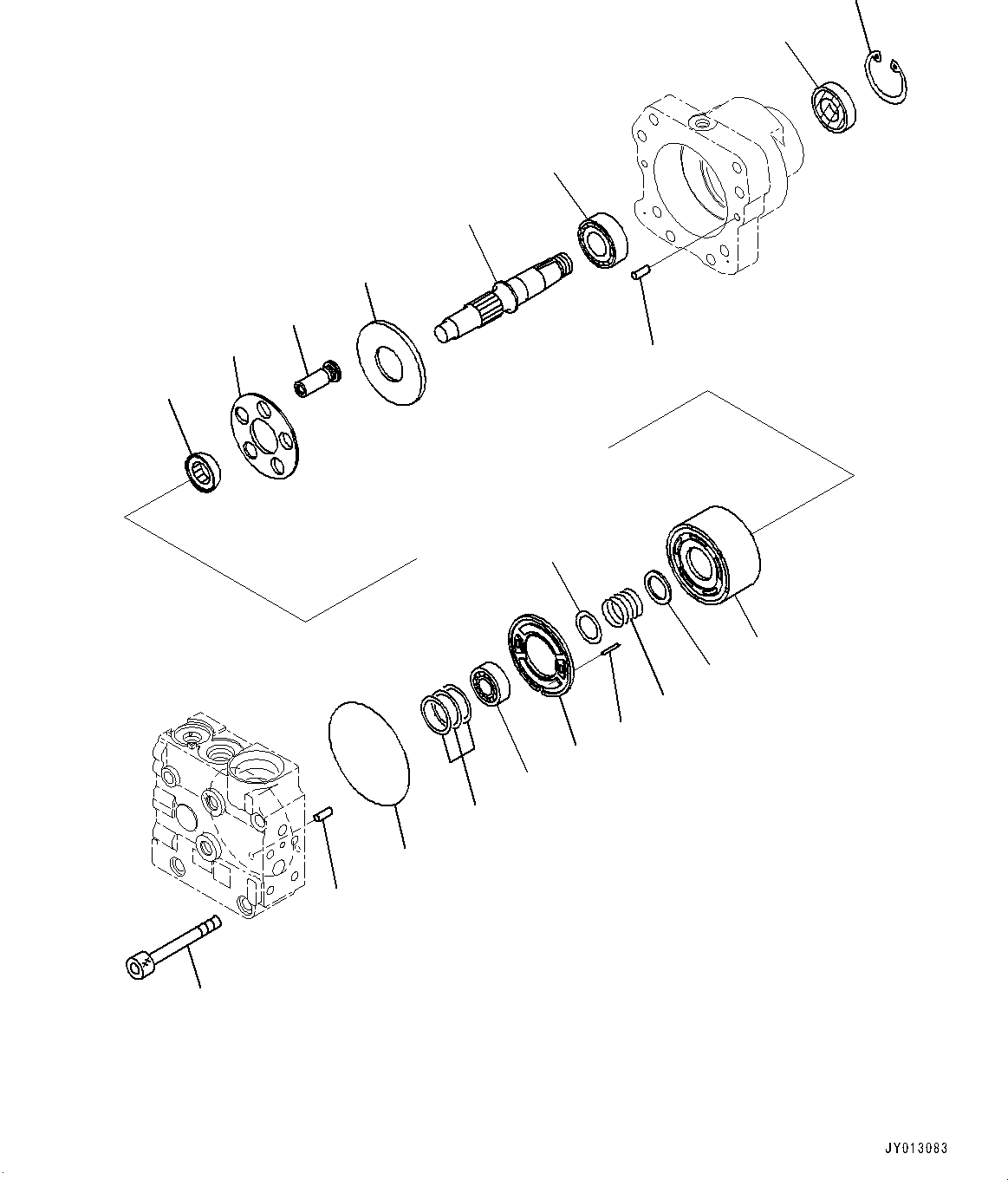 Блок цилиндров (\7\708-7P-13110) KOMATSU
