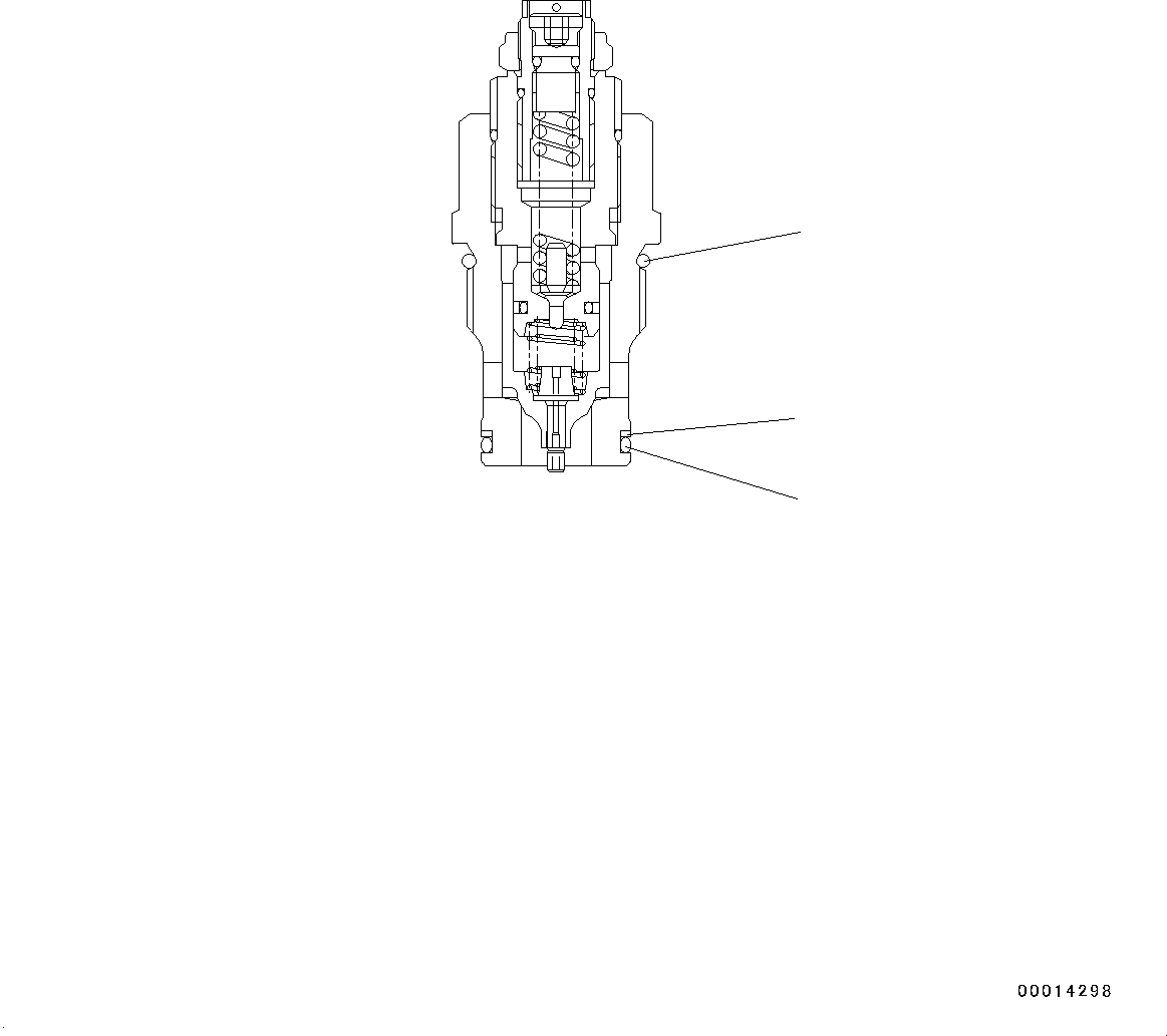 Предохранительный клапан (\7\UCR902603812) KOMATSU