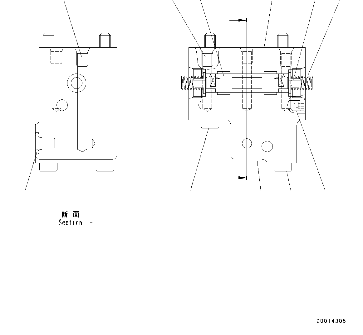 Клапан в сборе (\7\UC4020449443) KOMATSU